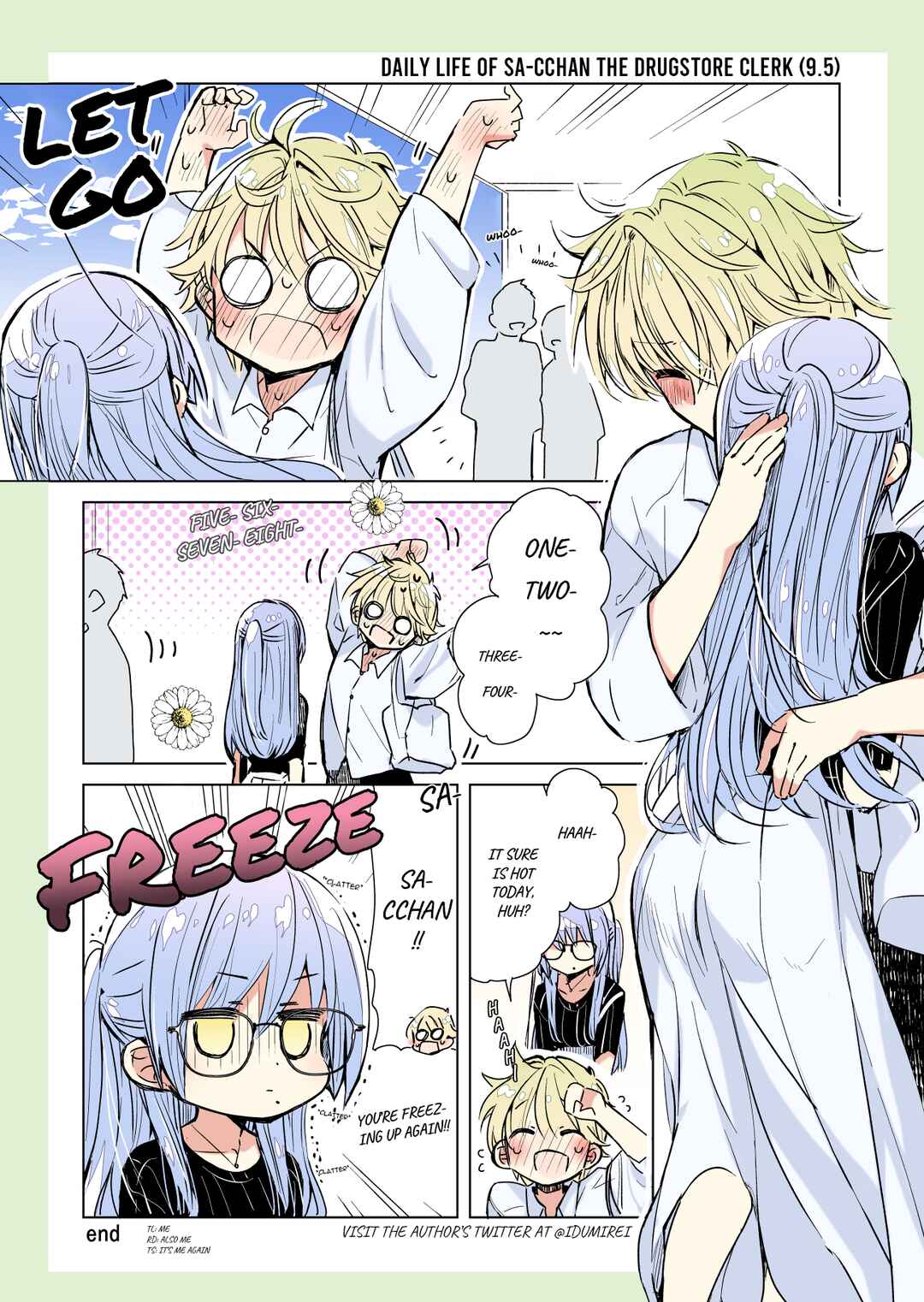 Page 1 Chapter 9.5 Drug Store Tenin Sacchan no Nichijou