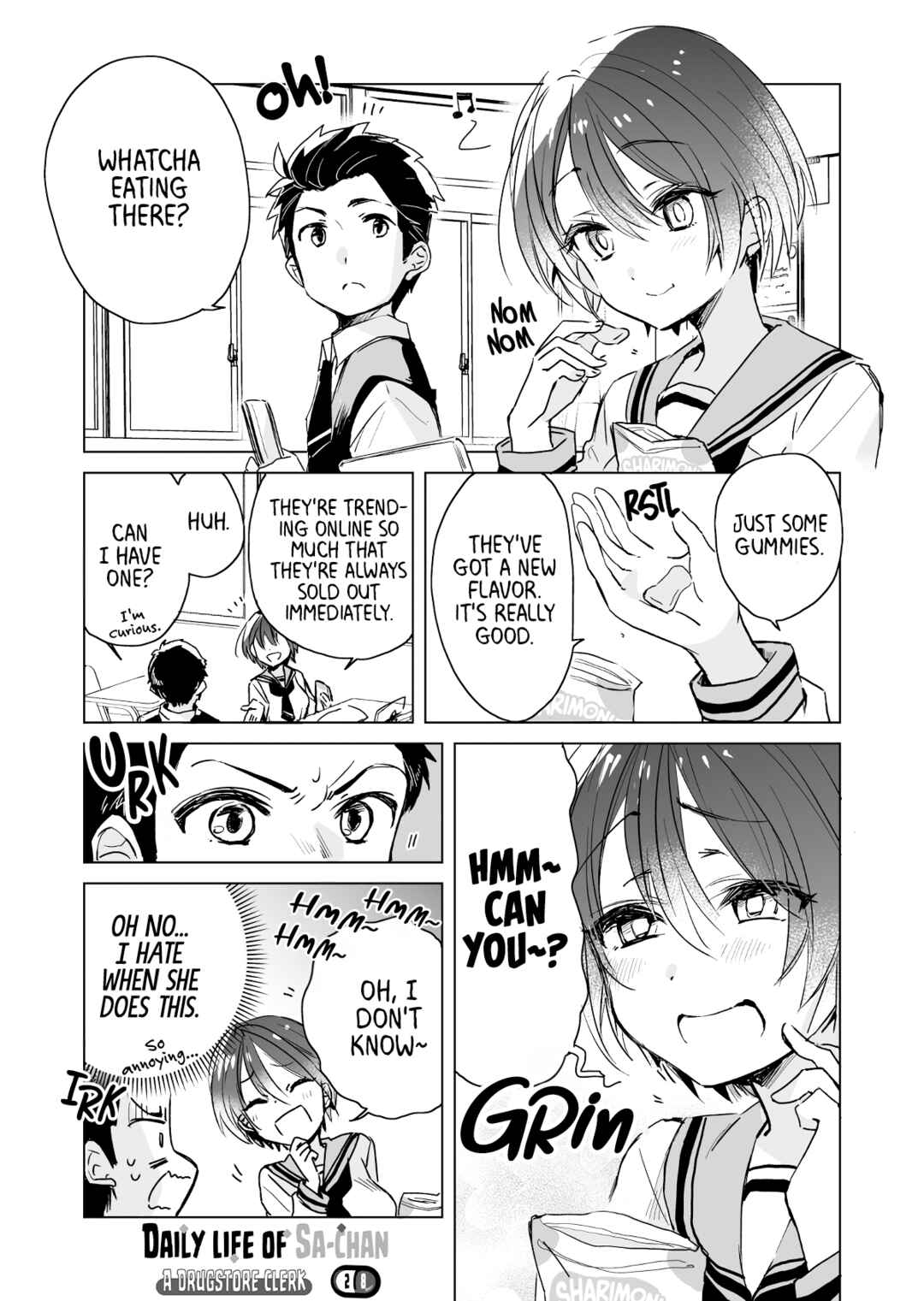 Page 1 Chapter 28 Drug Store Tenin Sacchan no Nichijou