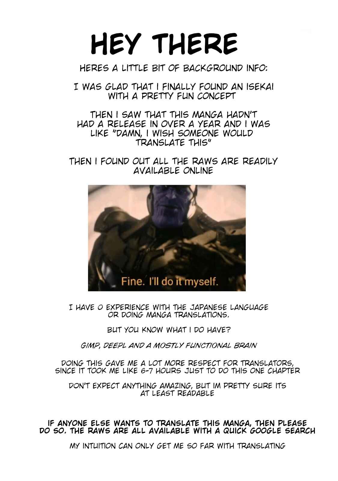 Page 1 Chapter 25 Only I Know That This World Is a Game