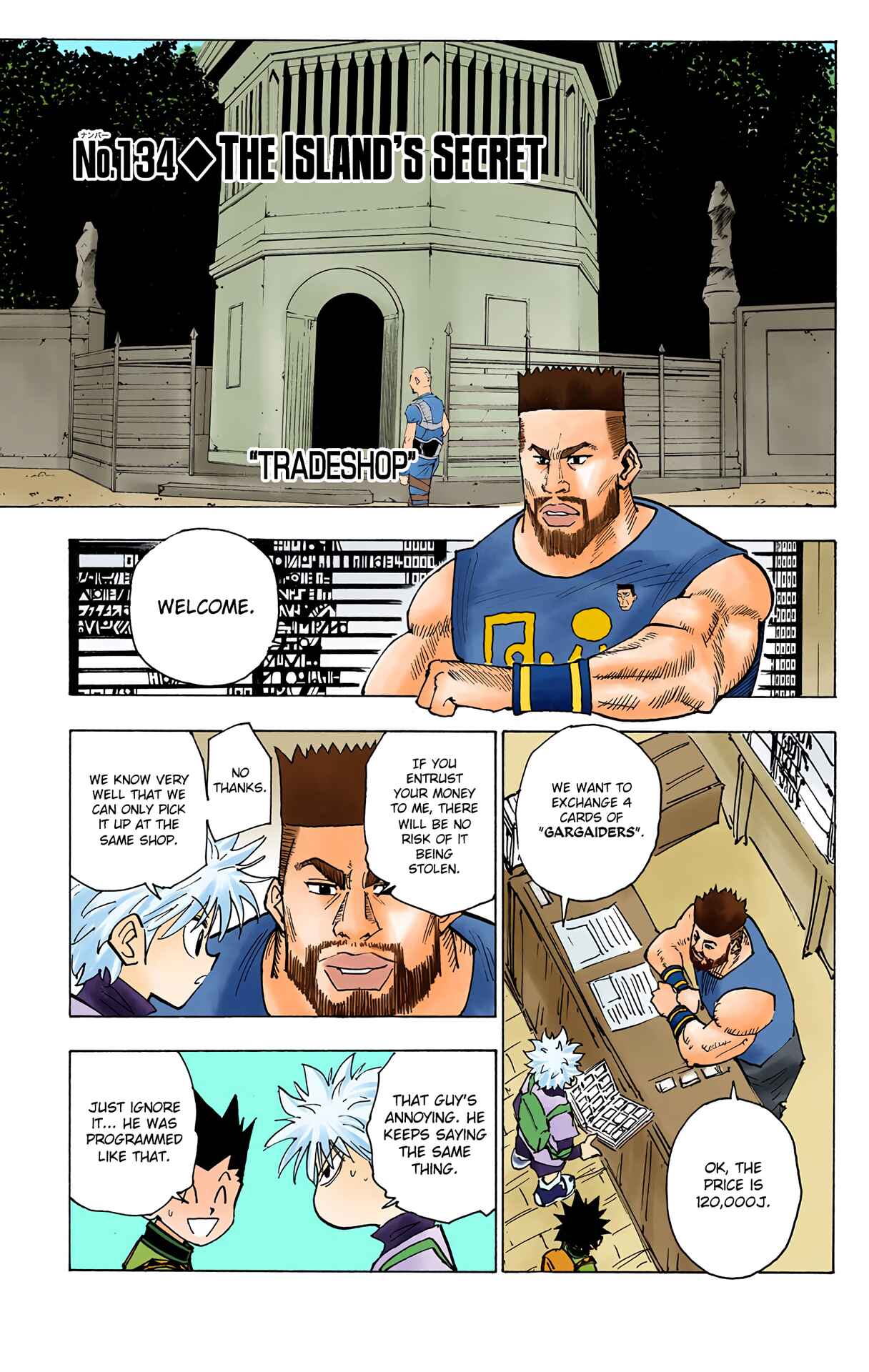 Page 1 Chapter 134 HUNTER x HUNTER (Official Colored)