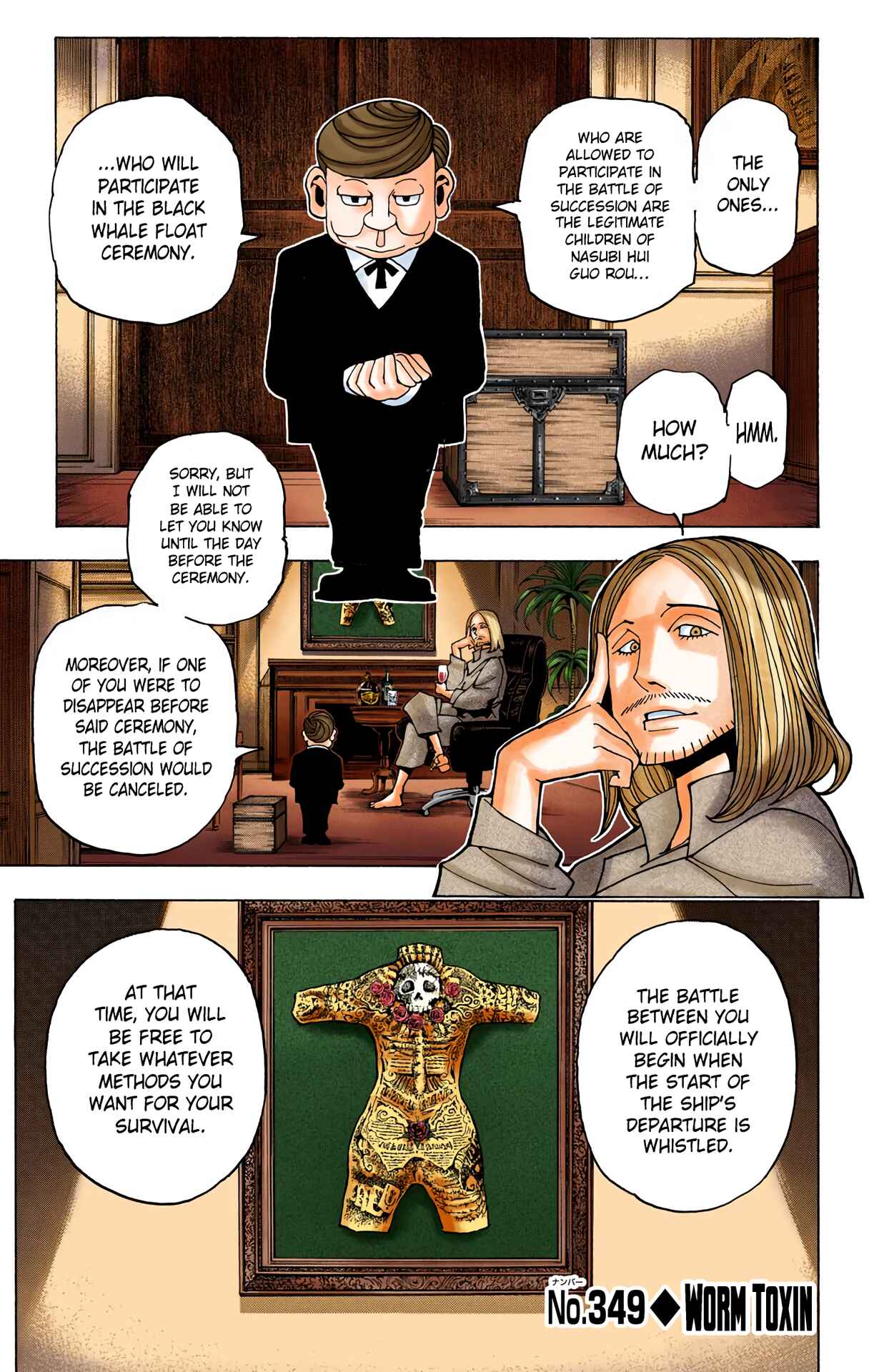 Page 1 Chapter 349 HUNTER x HUNTER (Official Colored)