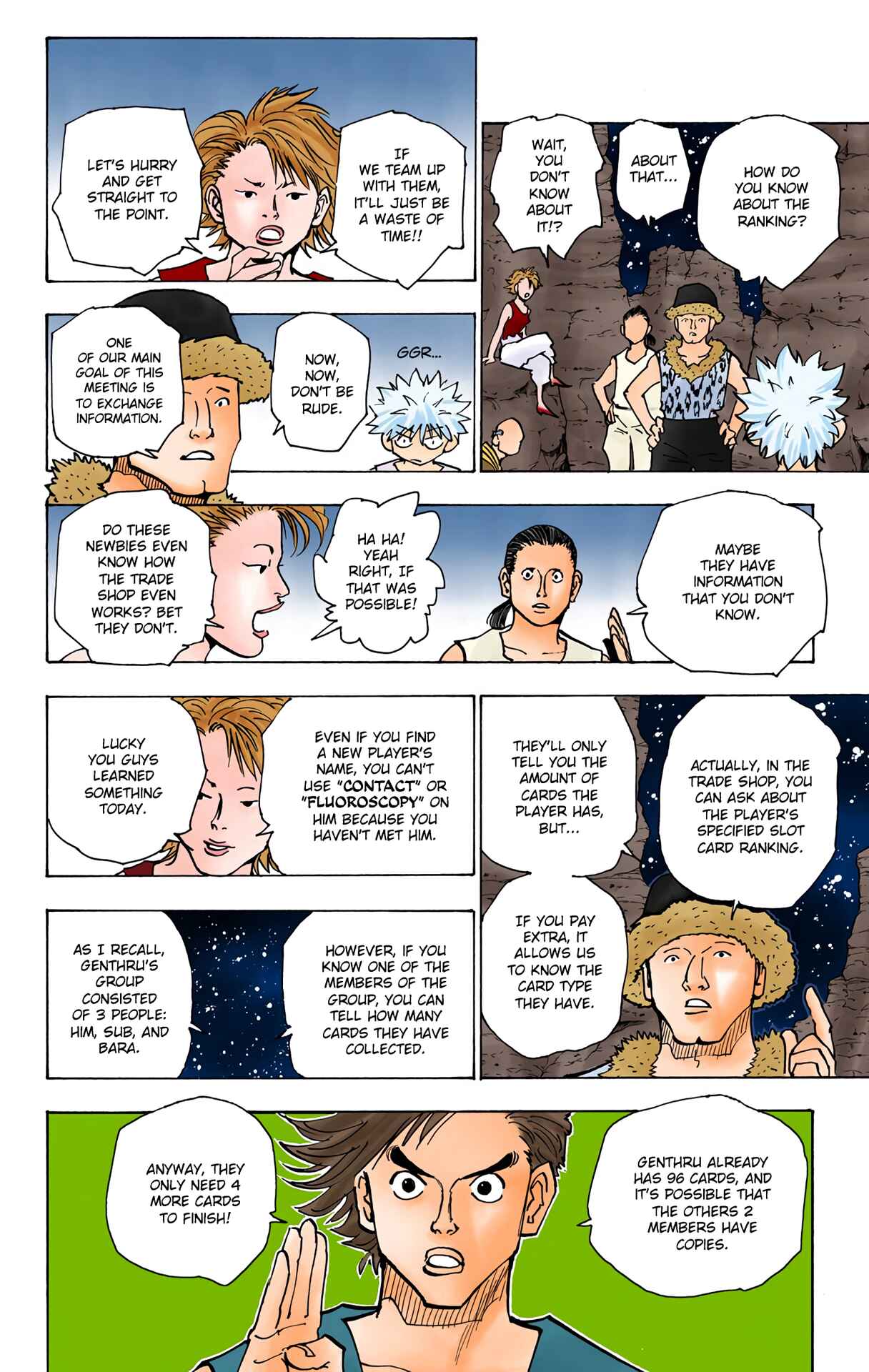 Page 4 Chapter 154 HUNTER x HUNTER (Official Colored)