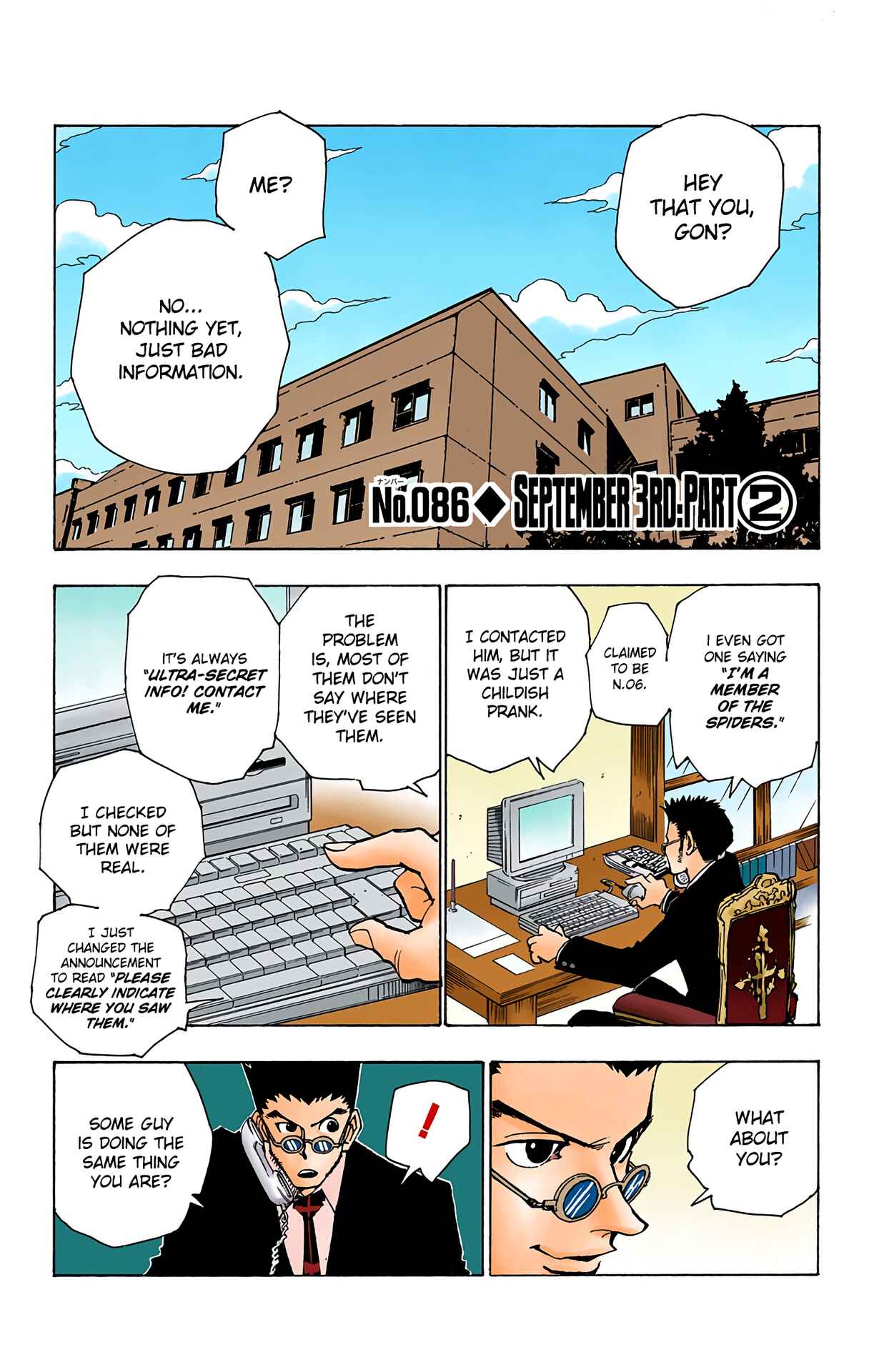 Page 1 Chapter 86 HUNTER x HUNTER (Official Colored)
