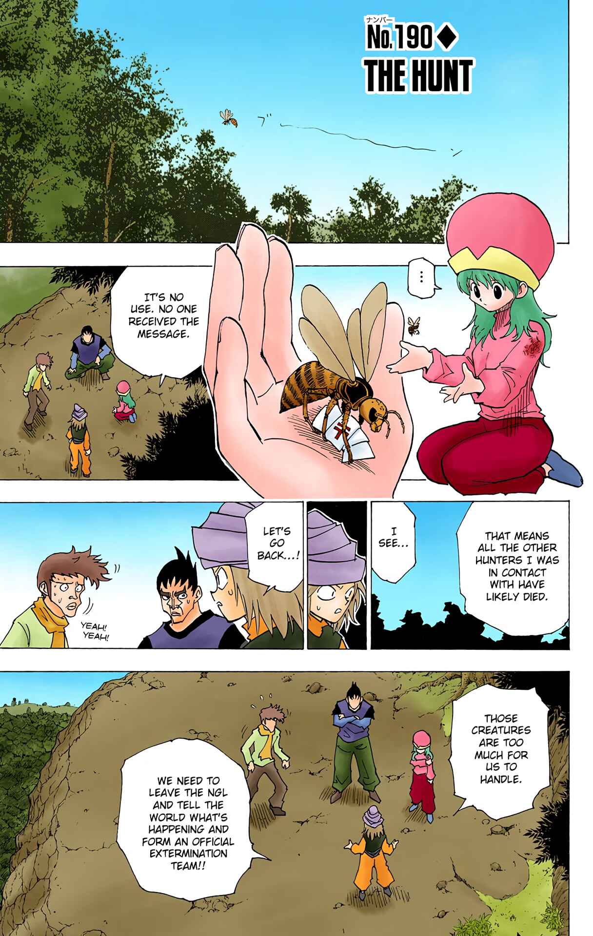 Page 1 Chapter 190 HUNTER x HUNTER (Official Colored)