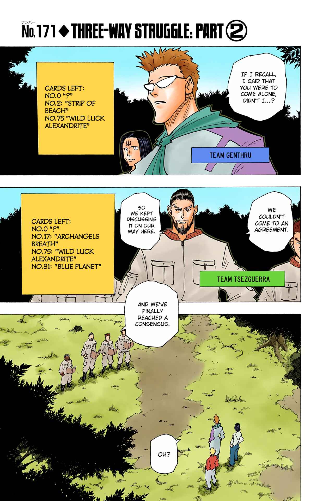 Page 1 Chapter 171 HUNTER x HUNTER (Official Colored)