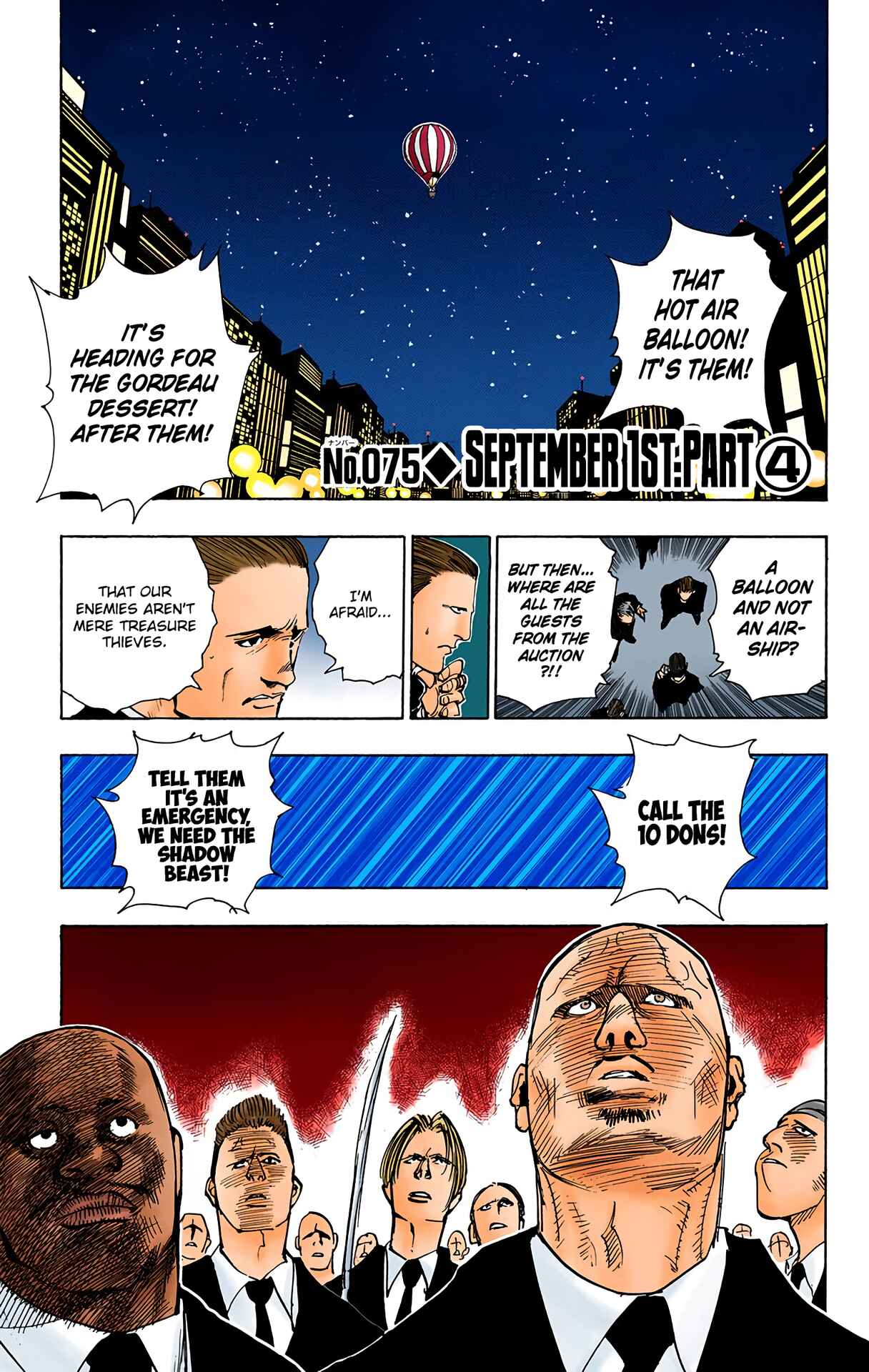 Page 1 Chapter 75 HUNTER x HUNTER (Official Colored)