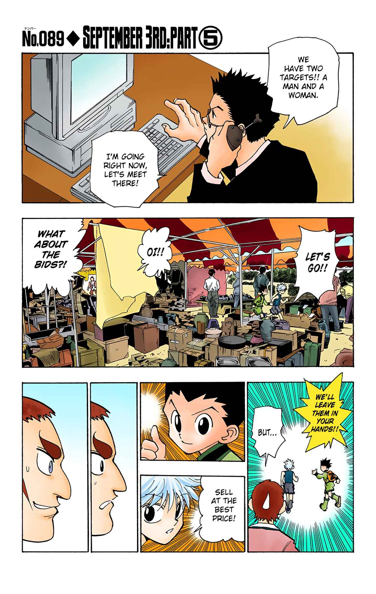 Page 1 Chapter 89 HUNTER x HUNTER (Official Colored)