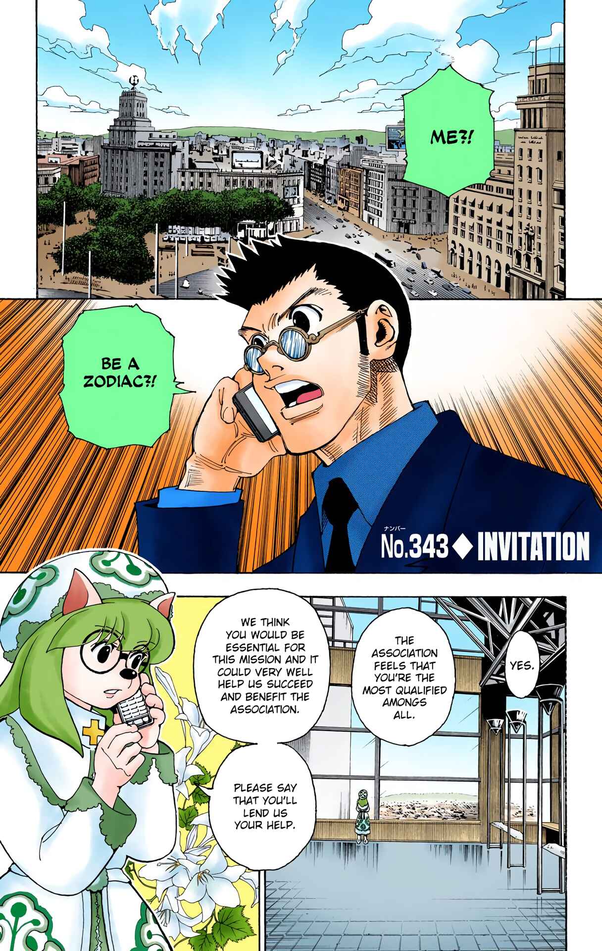 Page 1 Chapter 343 HUNTER x HUNTER (Official Colored)