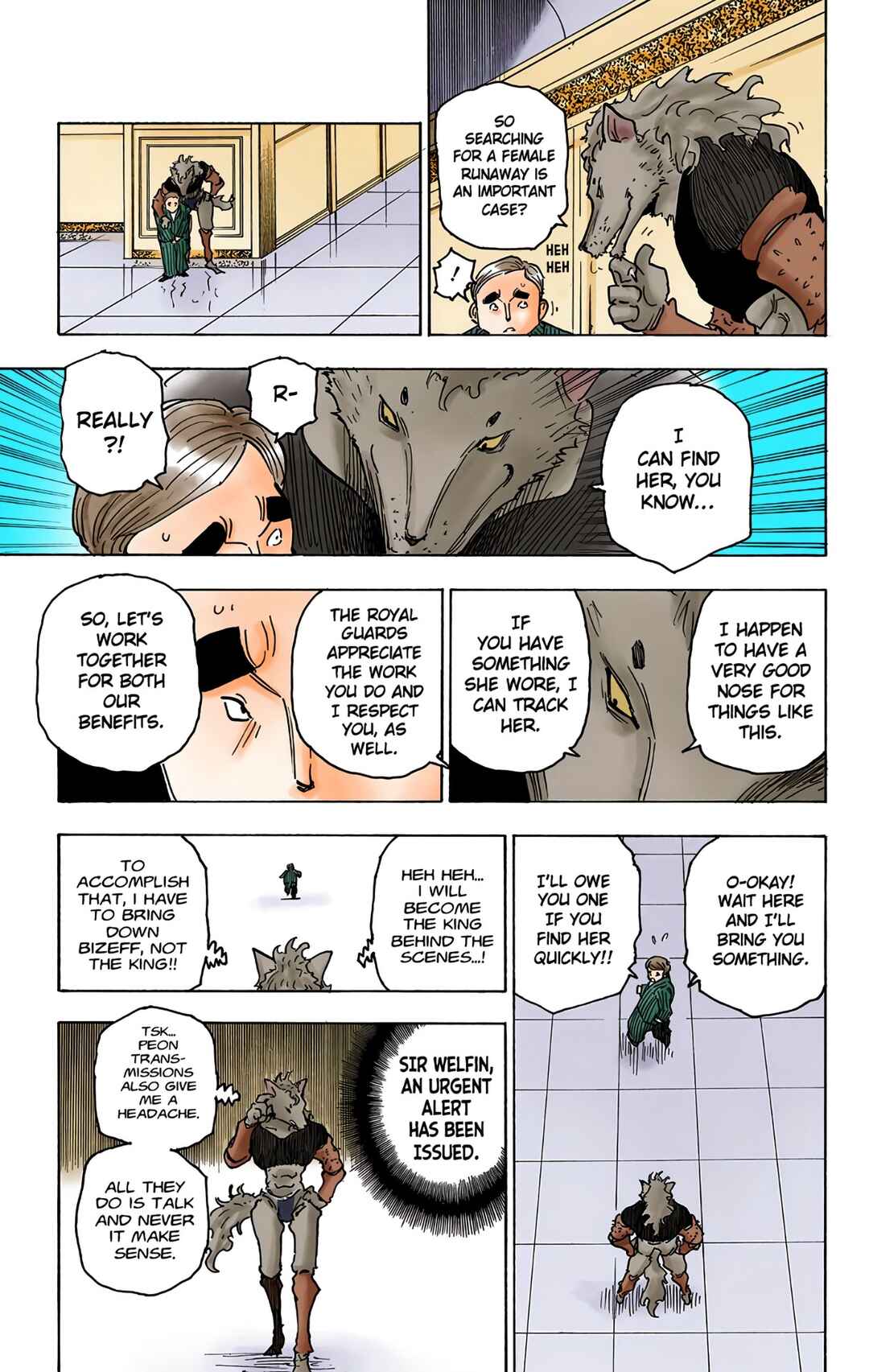 Page 8 Chapter 261 HUNTER x HUNTER (Official Colored)