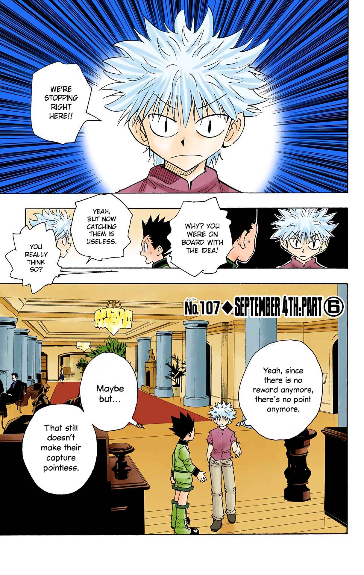 Page 1 Chapter 107 HUNTER x HUNTER (Official Colored)