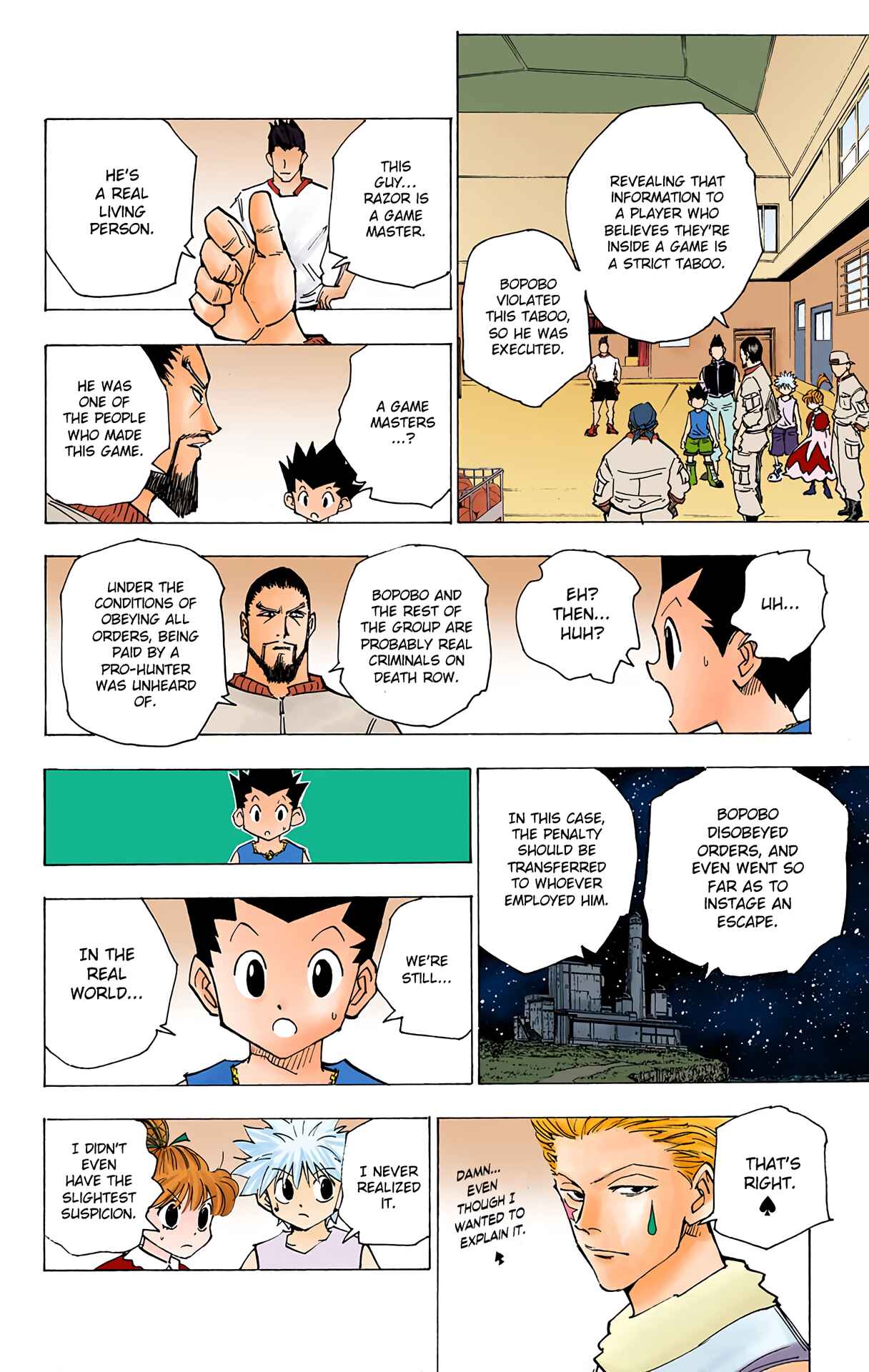 Page 8 Chapter 161 HUNTER x HUNTER (Official Colored)