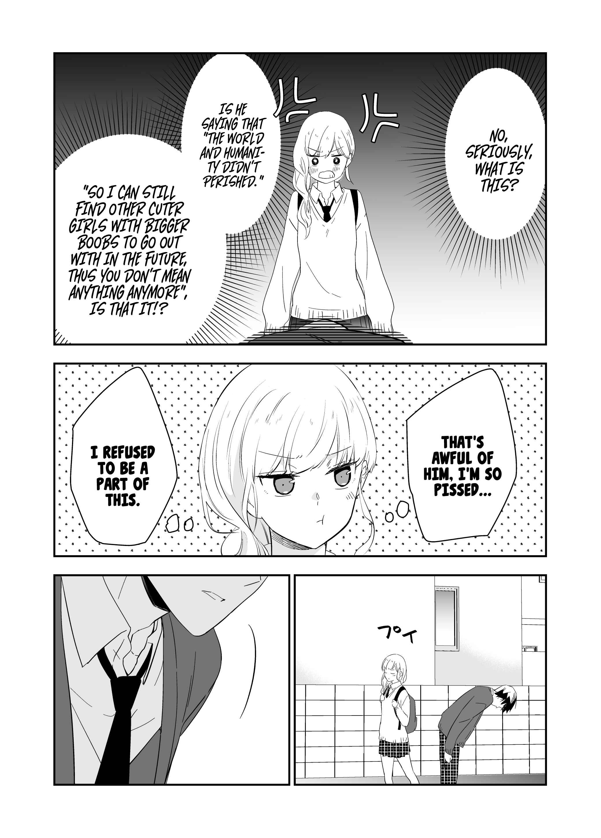 Page 3 Chapter 2 The World Will Be Destroyed Tomorrow, so I Want to Rub Your Boobs