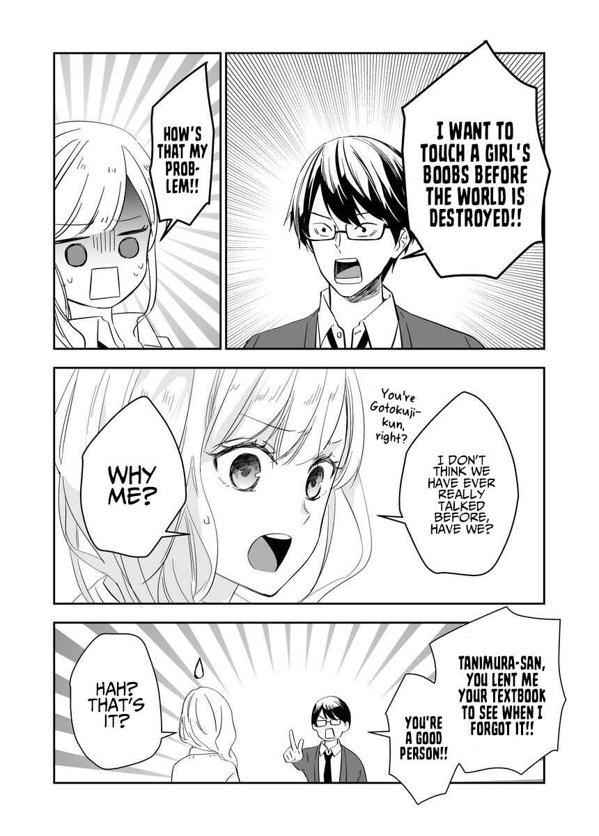 Page 2 Chapter 1 The World Will Be Destroyed Tomorrow, so I Want to Rub Your Boobs
