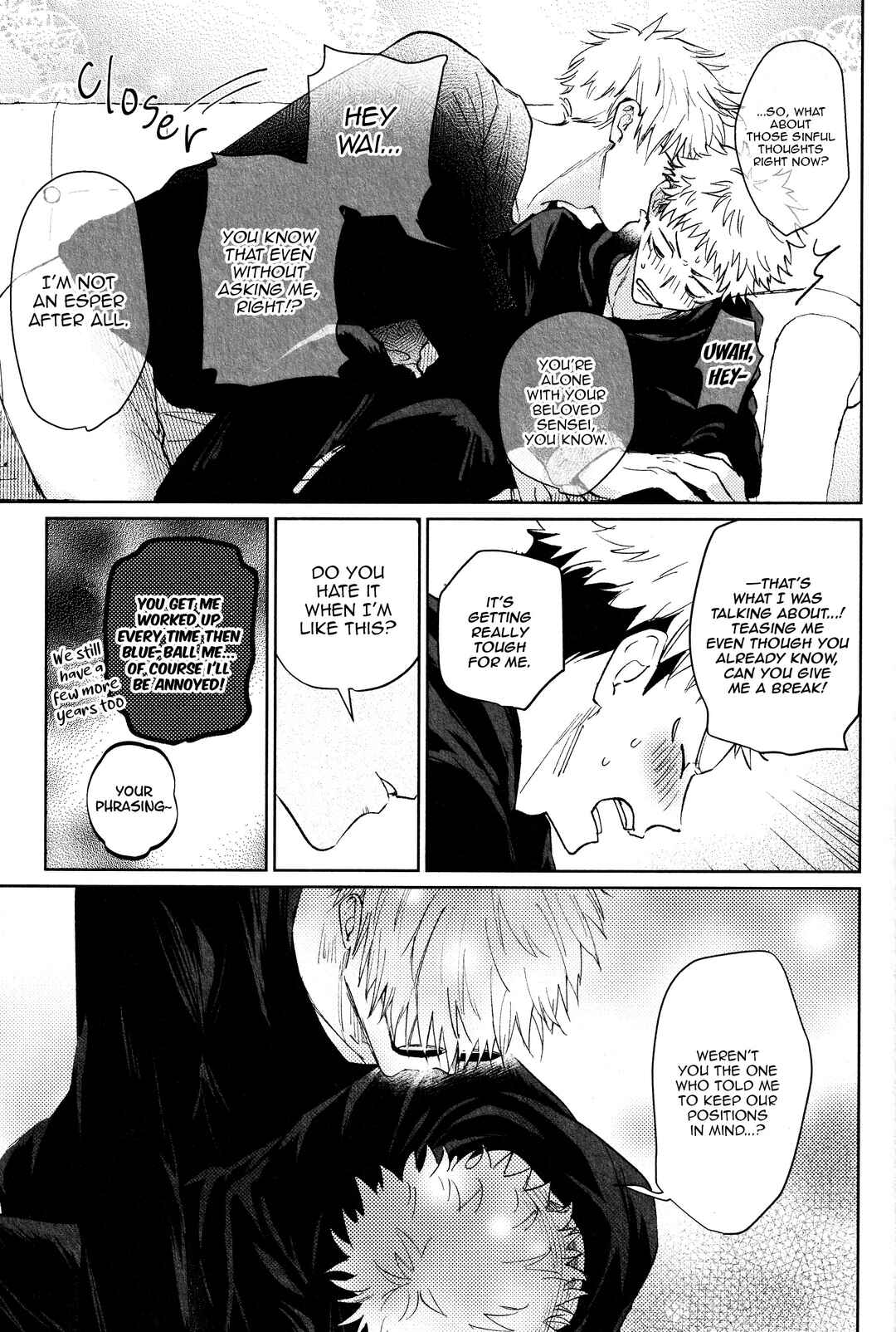 Page 74 Chapter Unknown_1152 Jujutsu Kaisen - HAPPY EVER AFTER (Doujinshi)