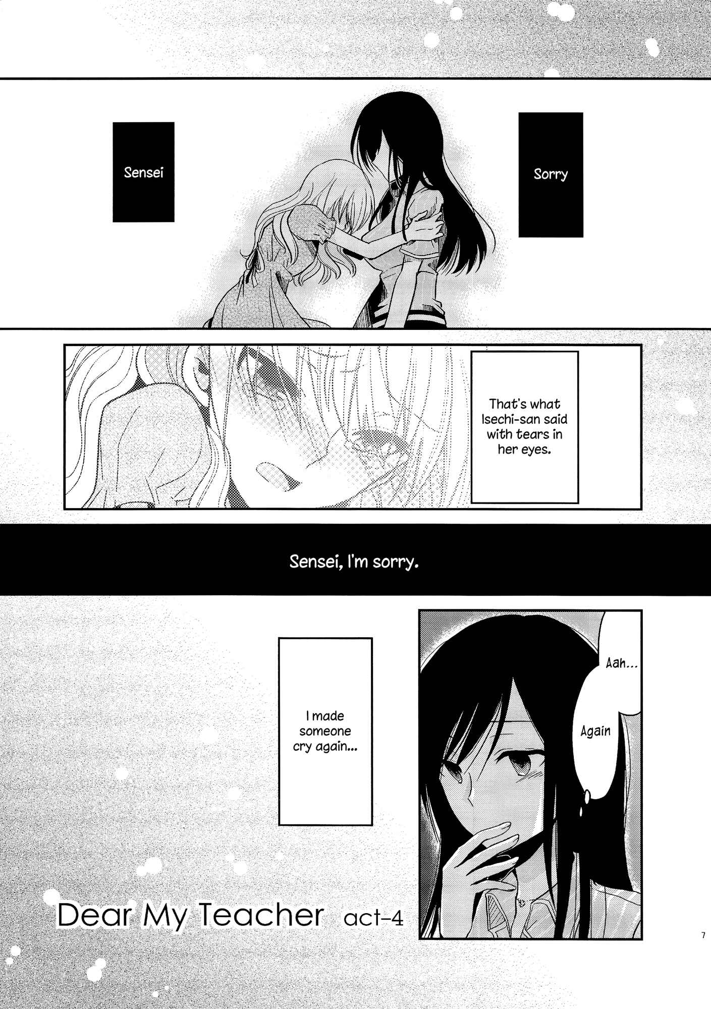 Page 6 Chapter 3 Dear My Teacher