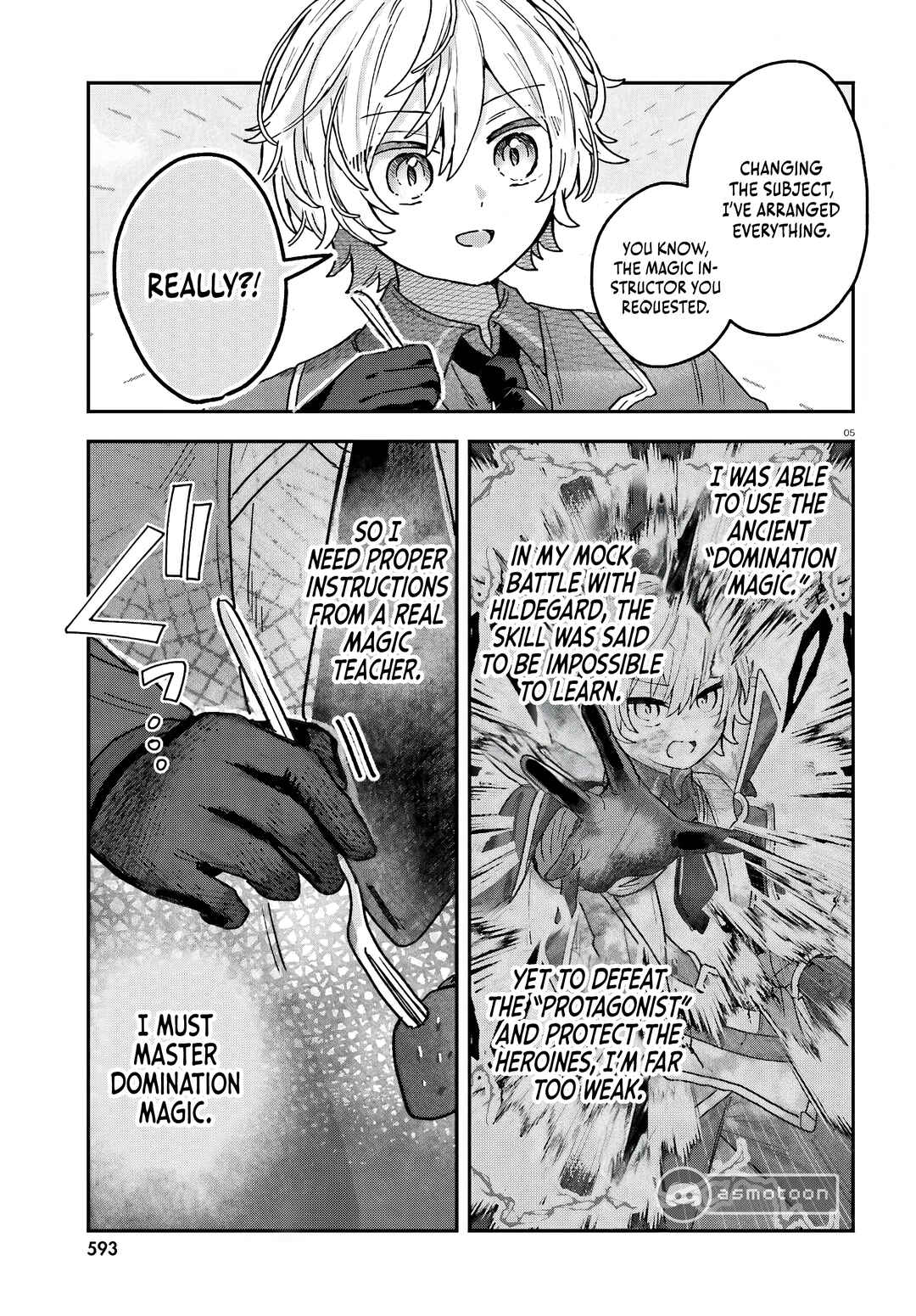 Page 6 Chapter 3 Mujihina Akuyaku Kizoku ni Tensei shita boku wa Shouaku Mahou wo kushi shite Mahou Sekai no Chouten ni tatsu ~Heroine nante inai to Akiramete itara Mukou kara katte ni Yottekimashita~