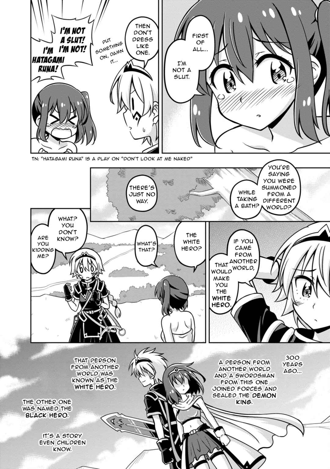 Page 12 Chapter 2 Isekai de Zenra Yuusha to Yobanaide