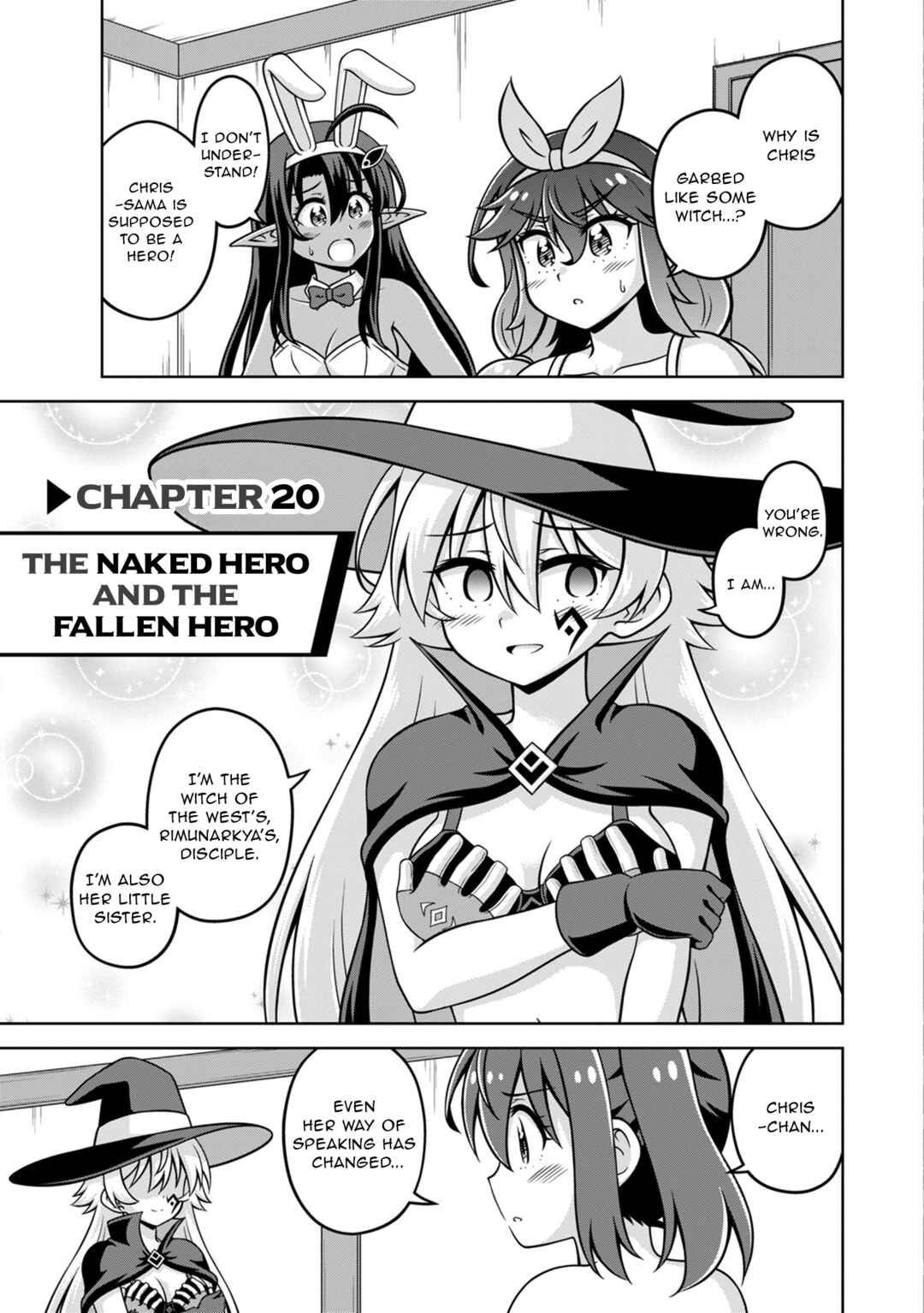 Page 1 Chapter 20 Isekai de Zenra Yuusha to Yobanaide