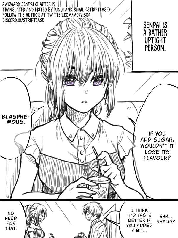 Page 1 Chapter 19 Awkward Senpai (Webcomic)