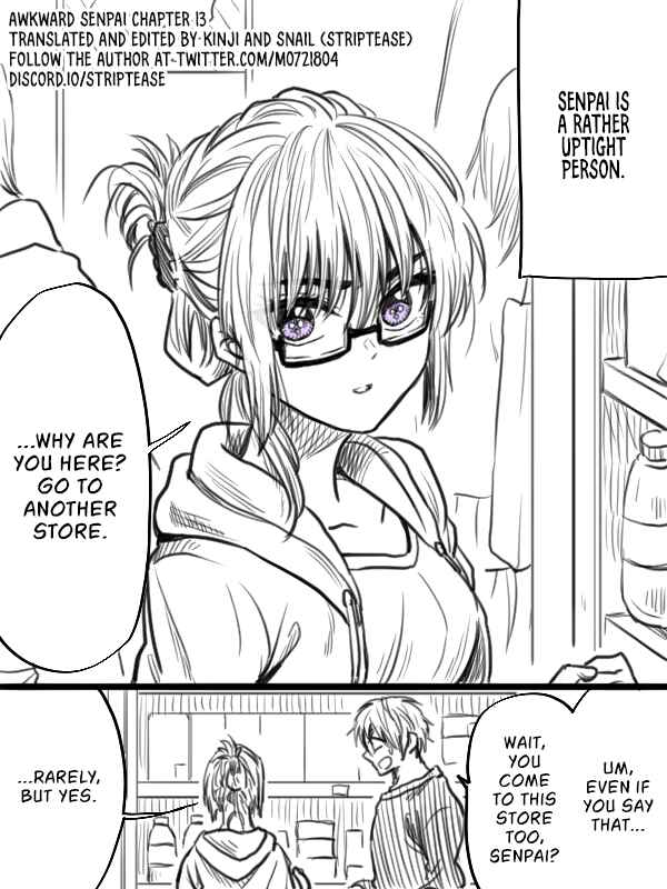 Page 1 Chapter 13 Awkward Senpai (Webcomic)