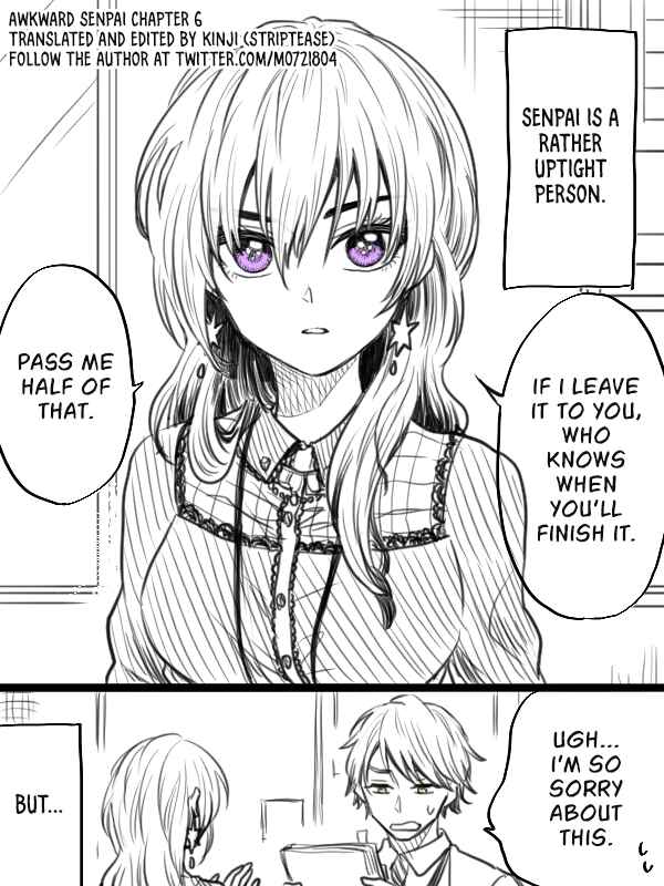 Page 1 Chapter 6 Awkward Senpai (Webcomic)