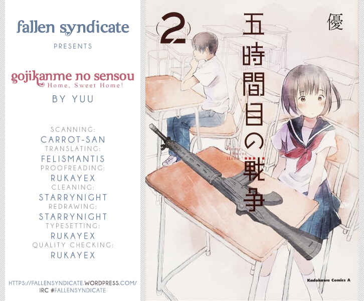 Page 1 Chapter 9 Gojikanme no Sensou - Home, Sweet Home!