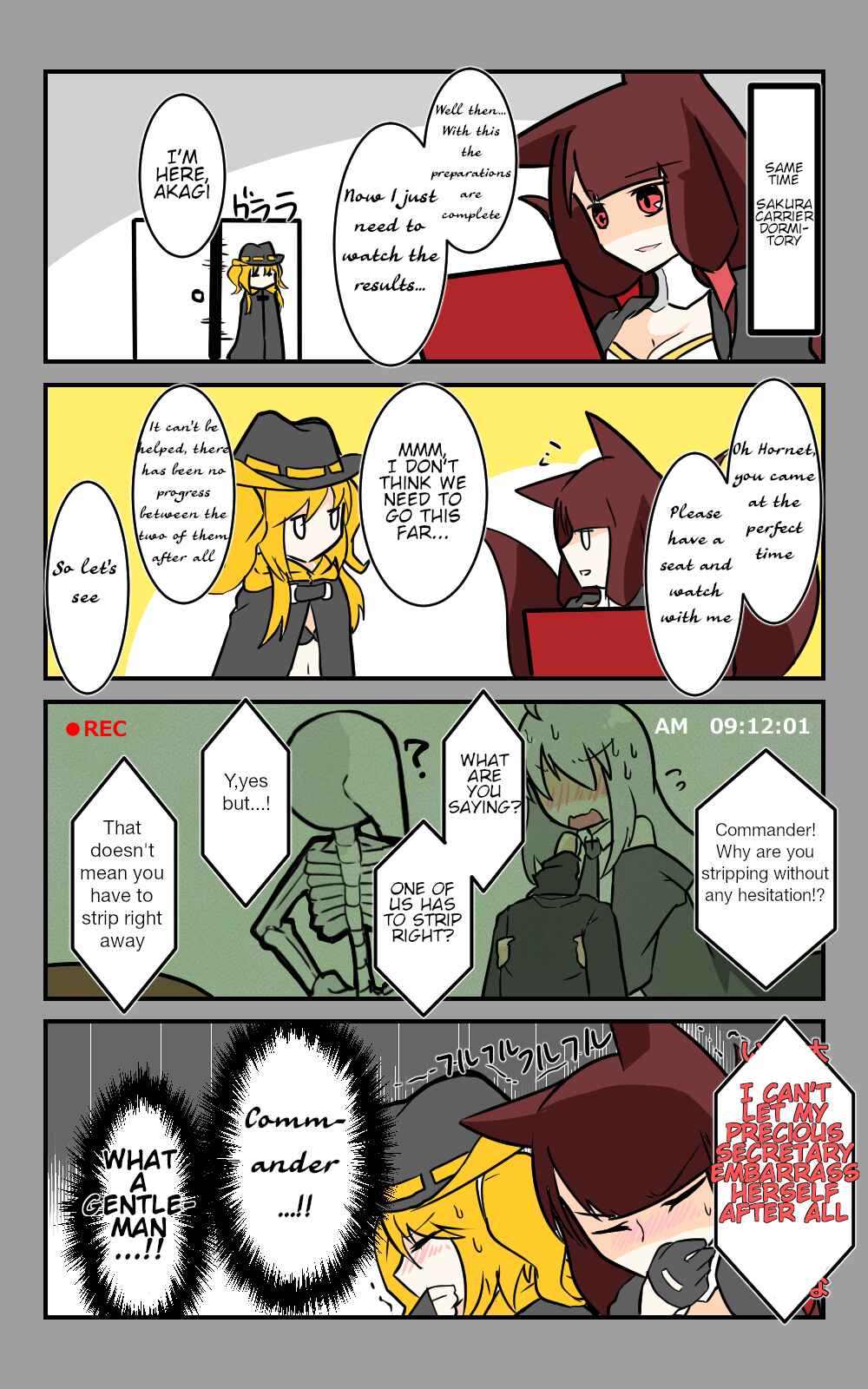 Page 4 Chapter 19 Azur Lane - Skeleton Commander And Enterprise (Doujinshi)