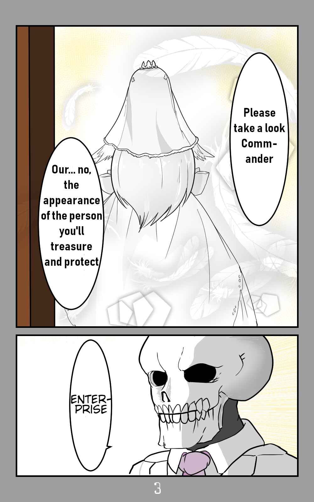 Page 3 Chapter 17.5 Azur Lane - Skeleton Commander And Enterprise (Doujinshi)