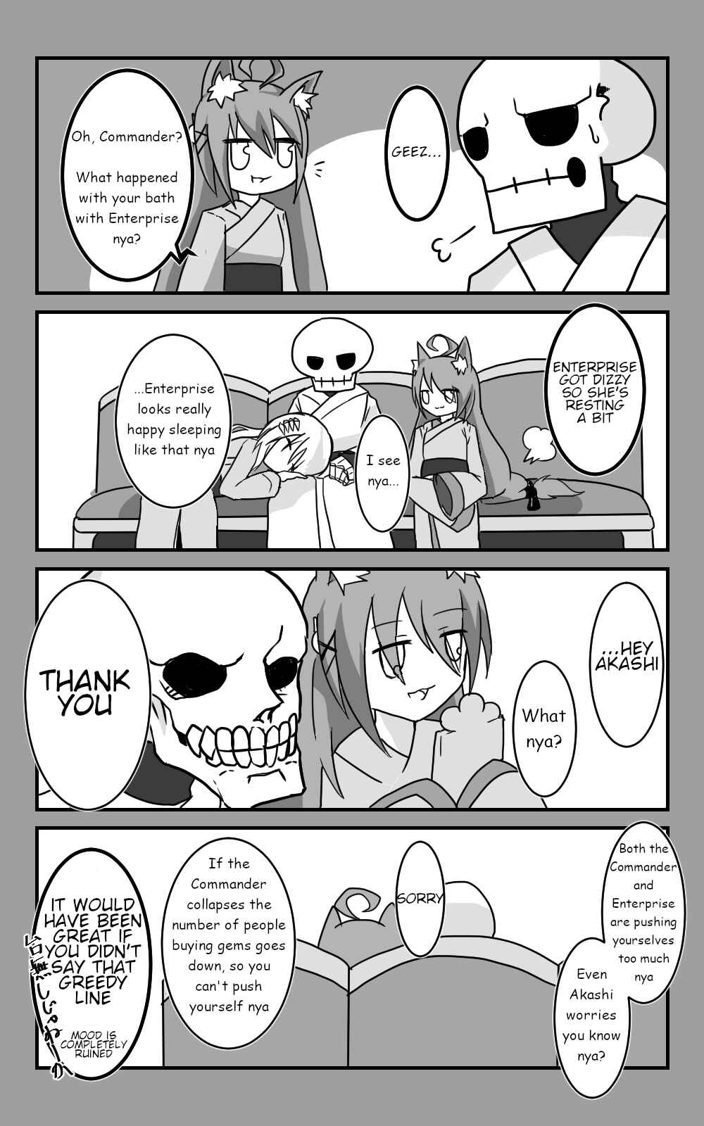 Page 10 Chapter 3 Azur Lane - Skeleton Commander And Enterprise (Doujinshi)