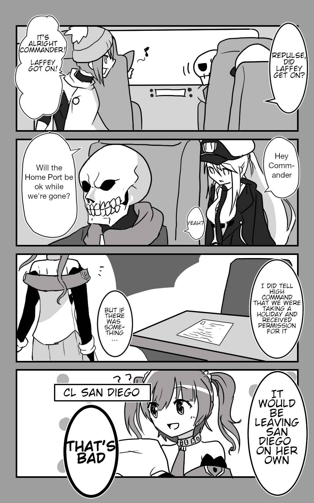 Page 4 Chapter 3 Azur Lane - Skeleton Commander And Enterprise (Doujinshi)