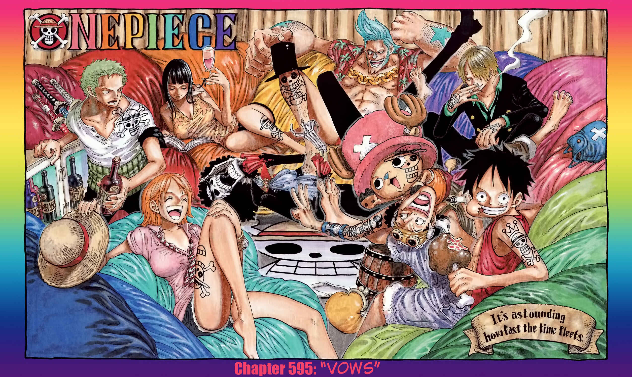 Page 1 Chapter 595 One Piece (Official Colored)