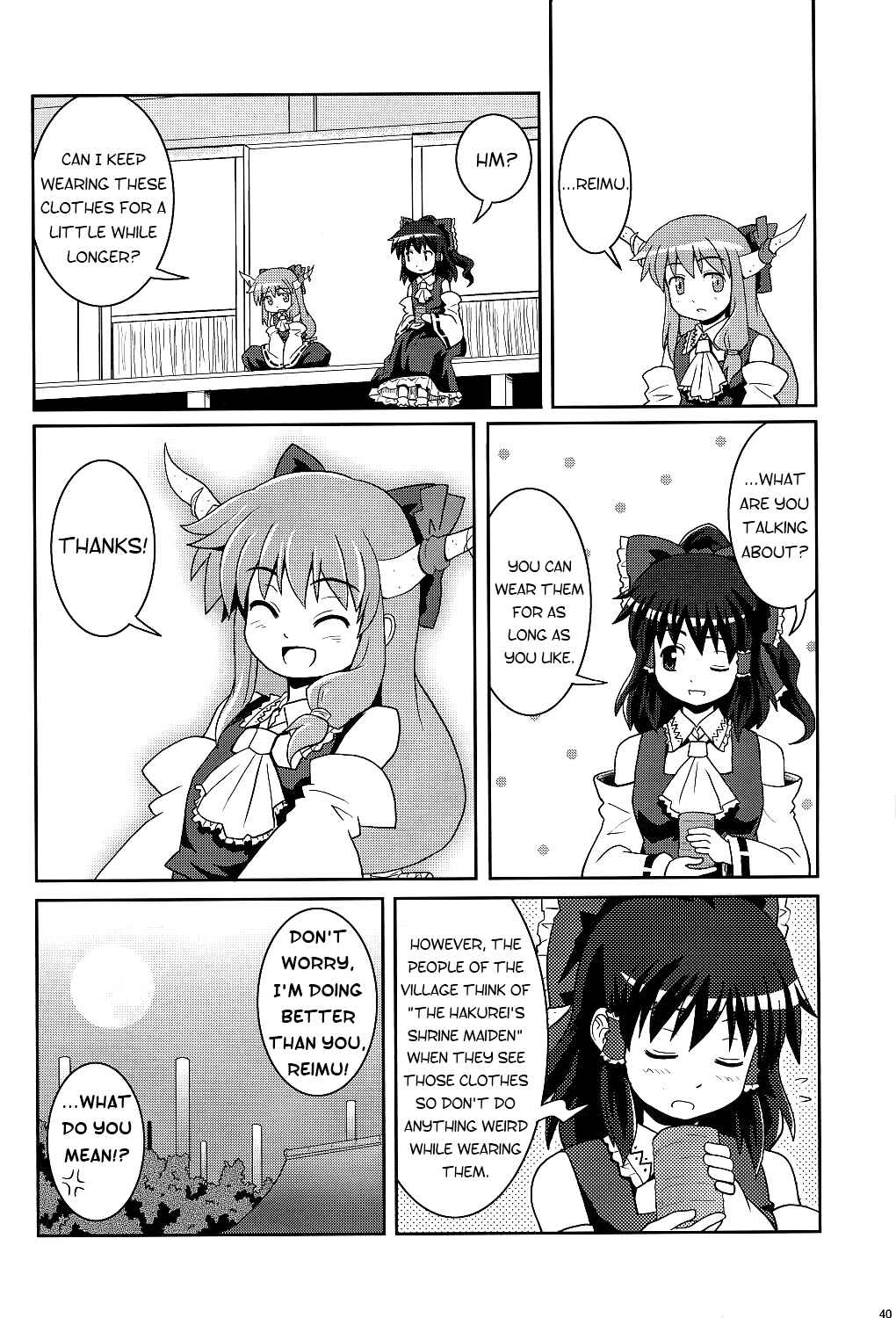 Page 40 Chapter 6 Touhou - Miko Miko Suika (Doujinshi)
