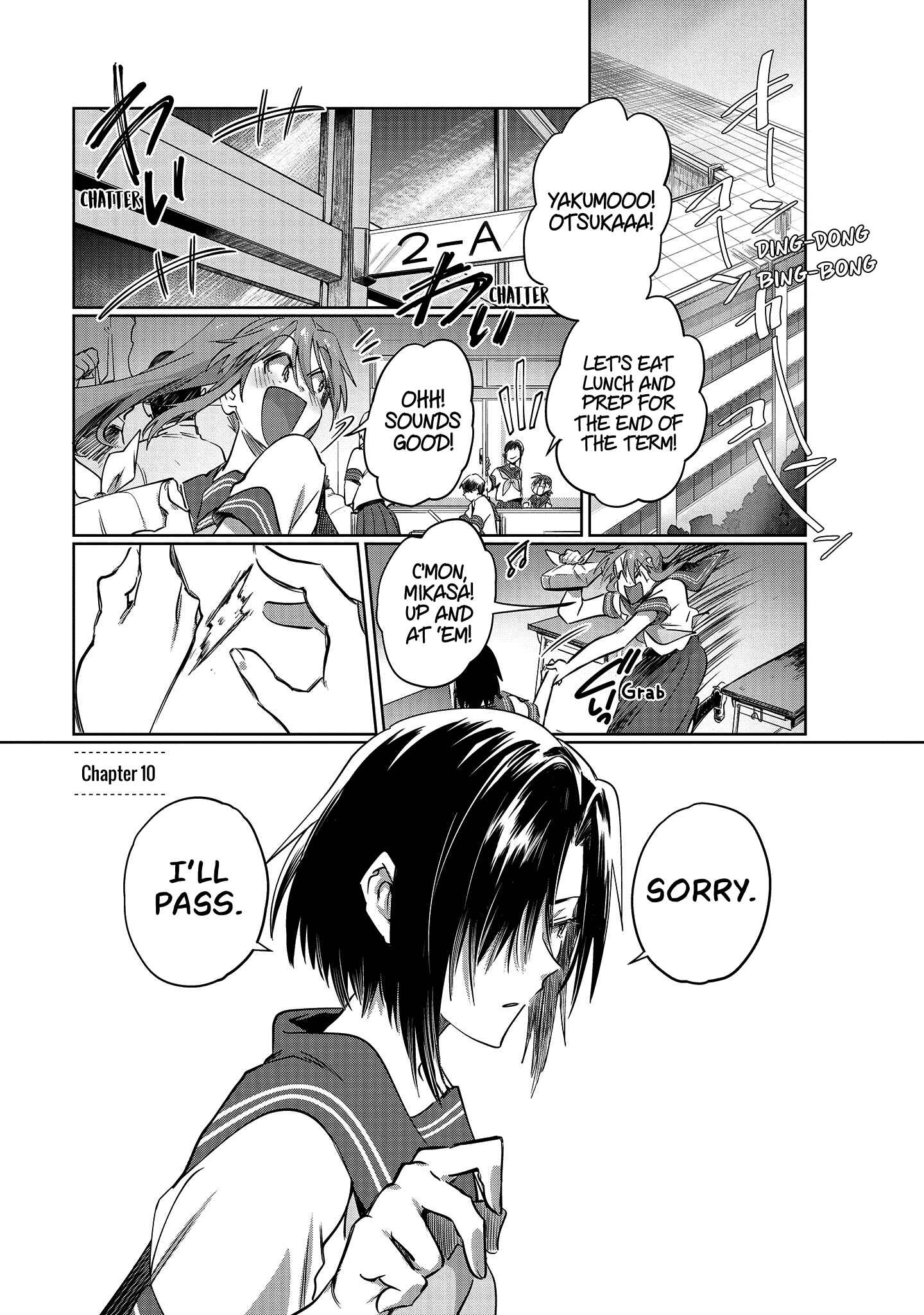 Page 2 Chapter 10 Hinata and Mikasa