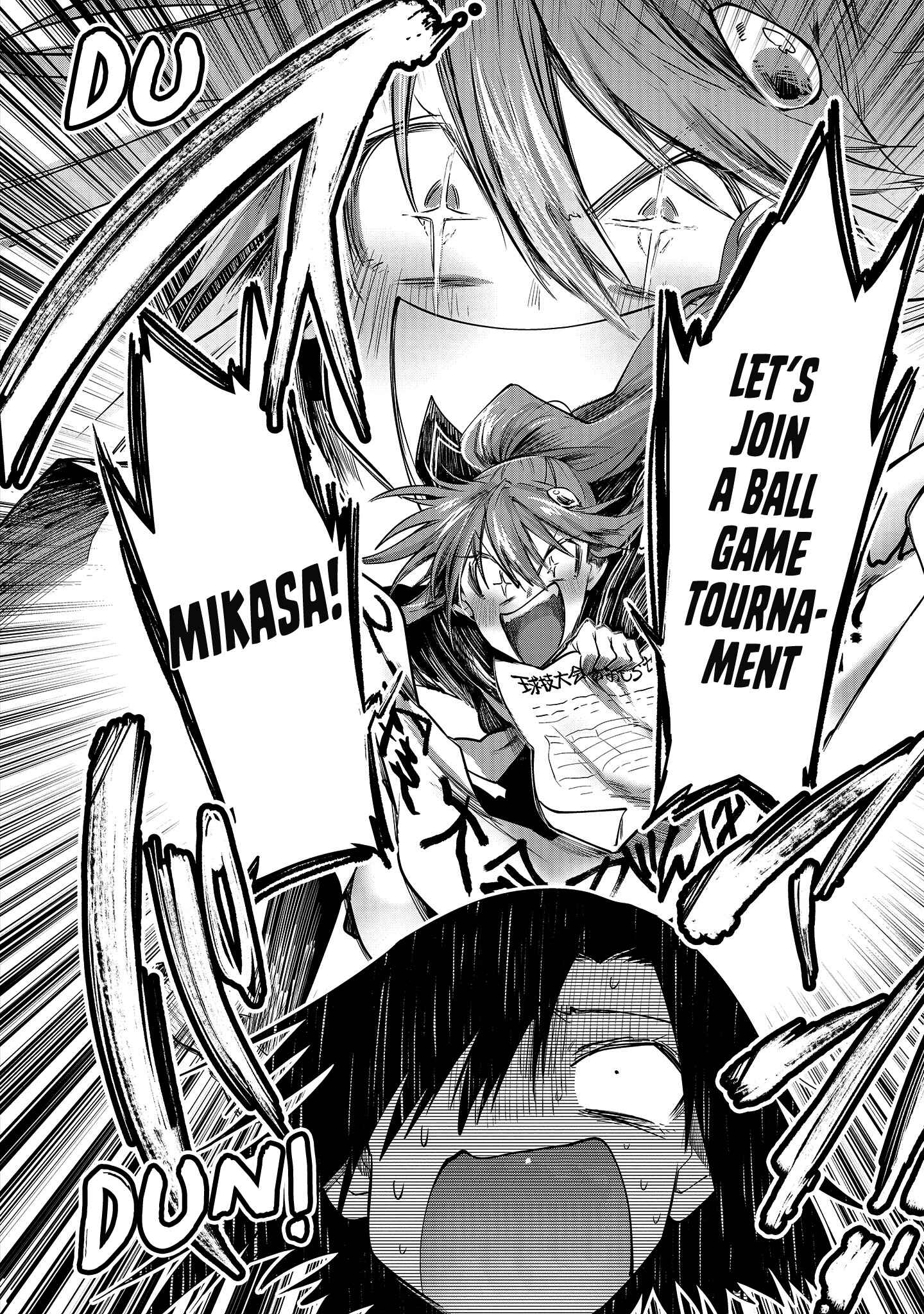 Page 13 Chapter 4 Hinata and Mikasa