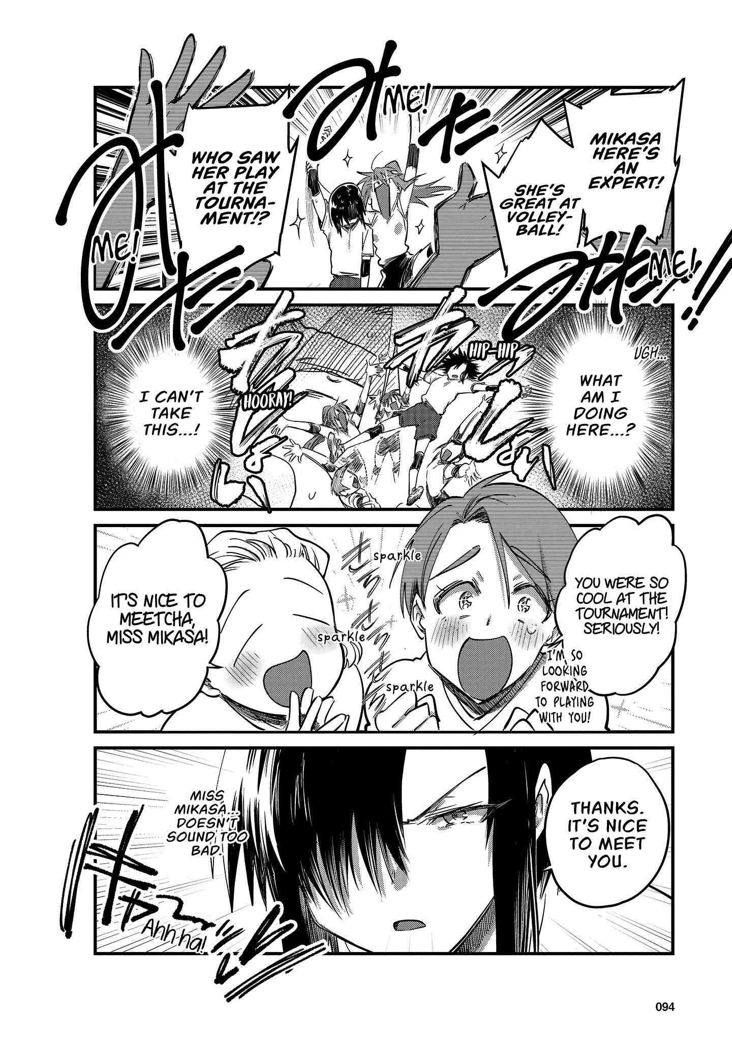 Page 3 Chapter 8 Hinata and Mikasa