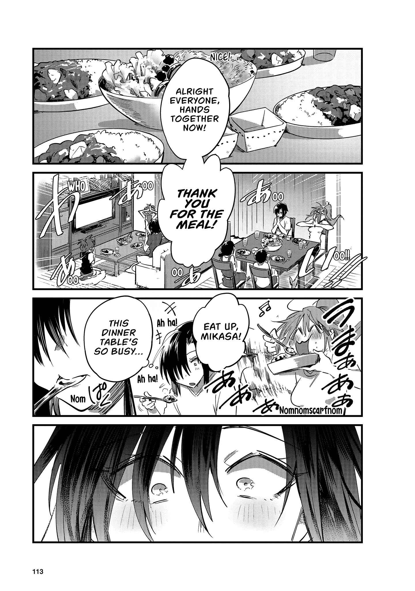 Page 8 Chapter 9 Hinata and Mikasa