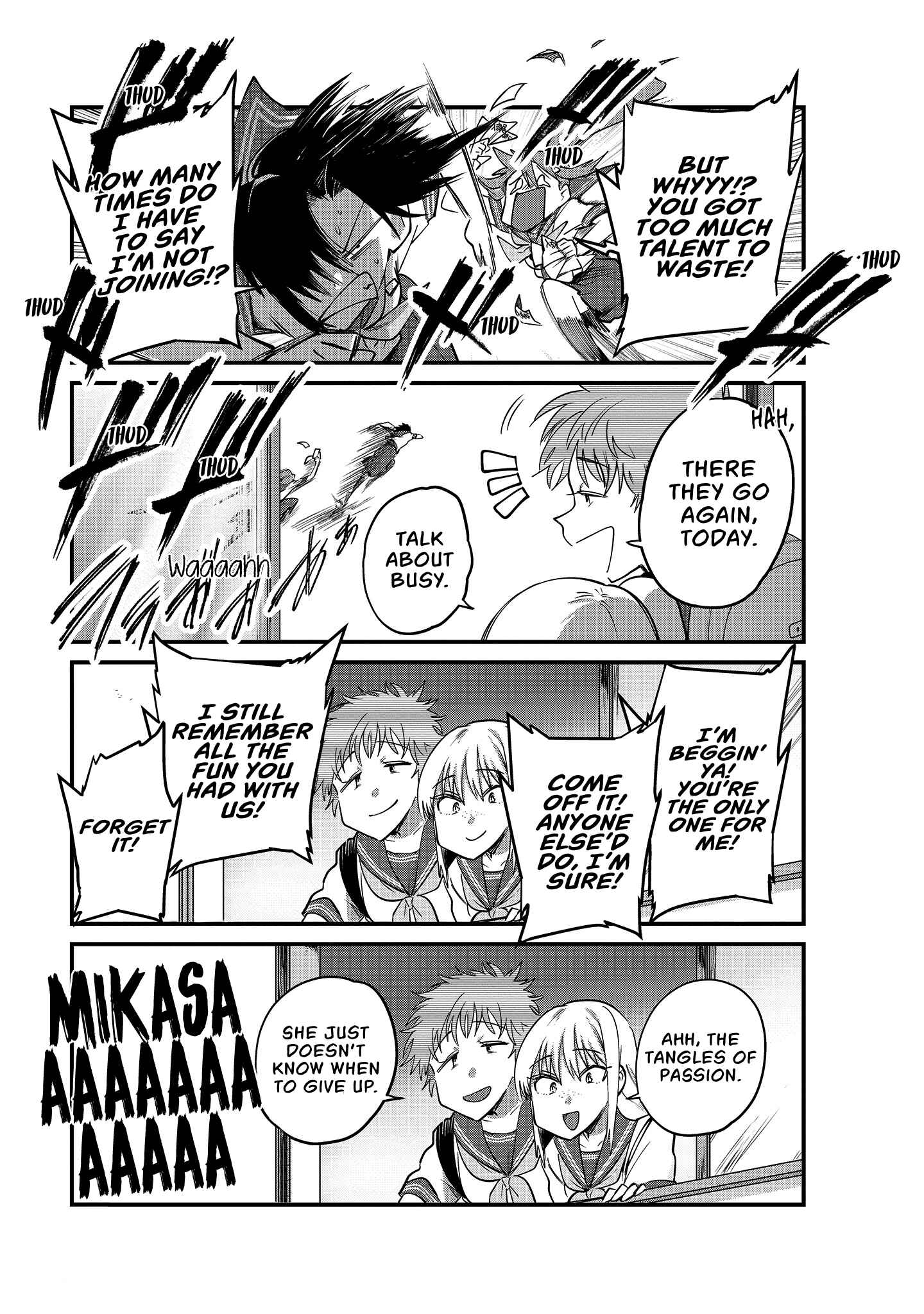 Page 4 Chapter 7 Hinata and Mikasa