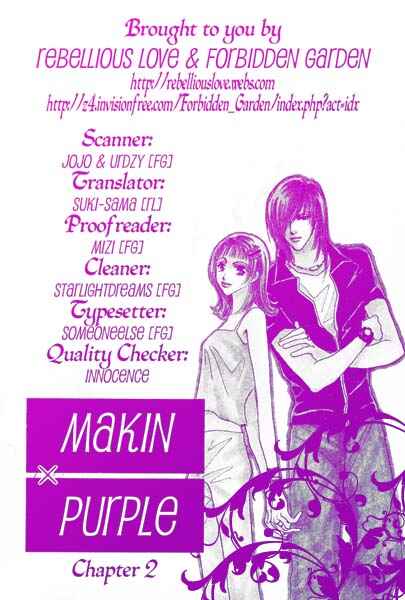 Page 1 Chapter 2 Makin Purple