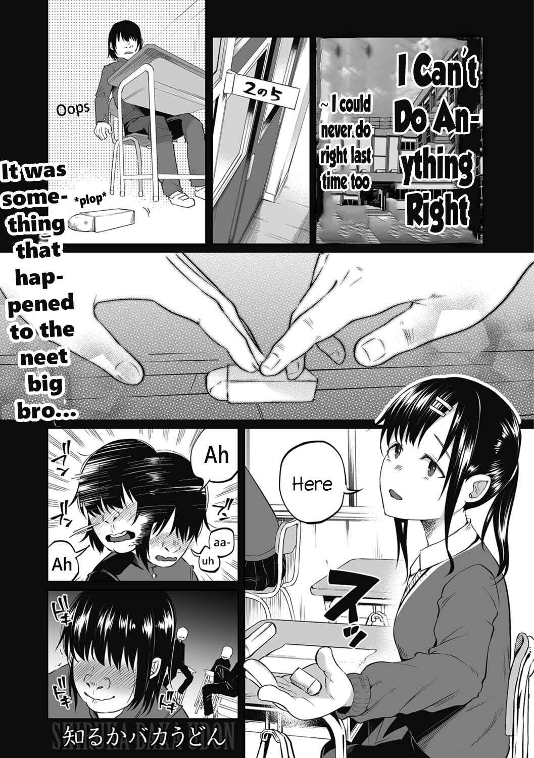 Page 1 Chapter 0.5 I Cant Do Anything Right