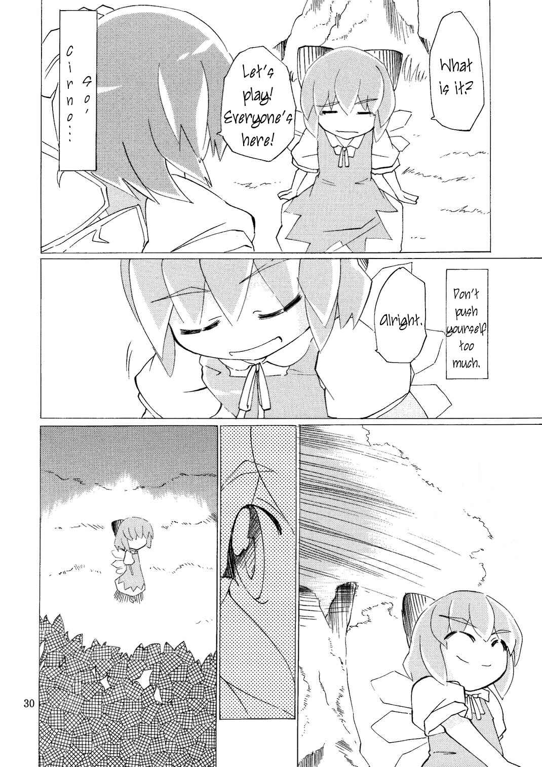Page 29 Chapter Unknown_d47e Touhou - Thank You Cirno (Doujinshi)
