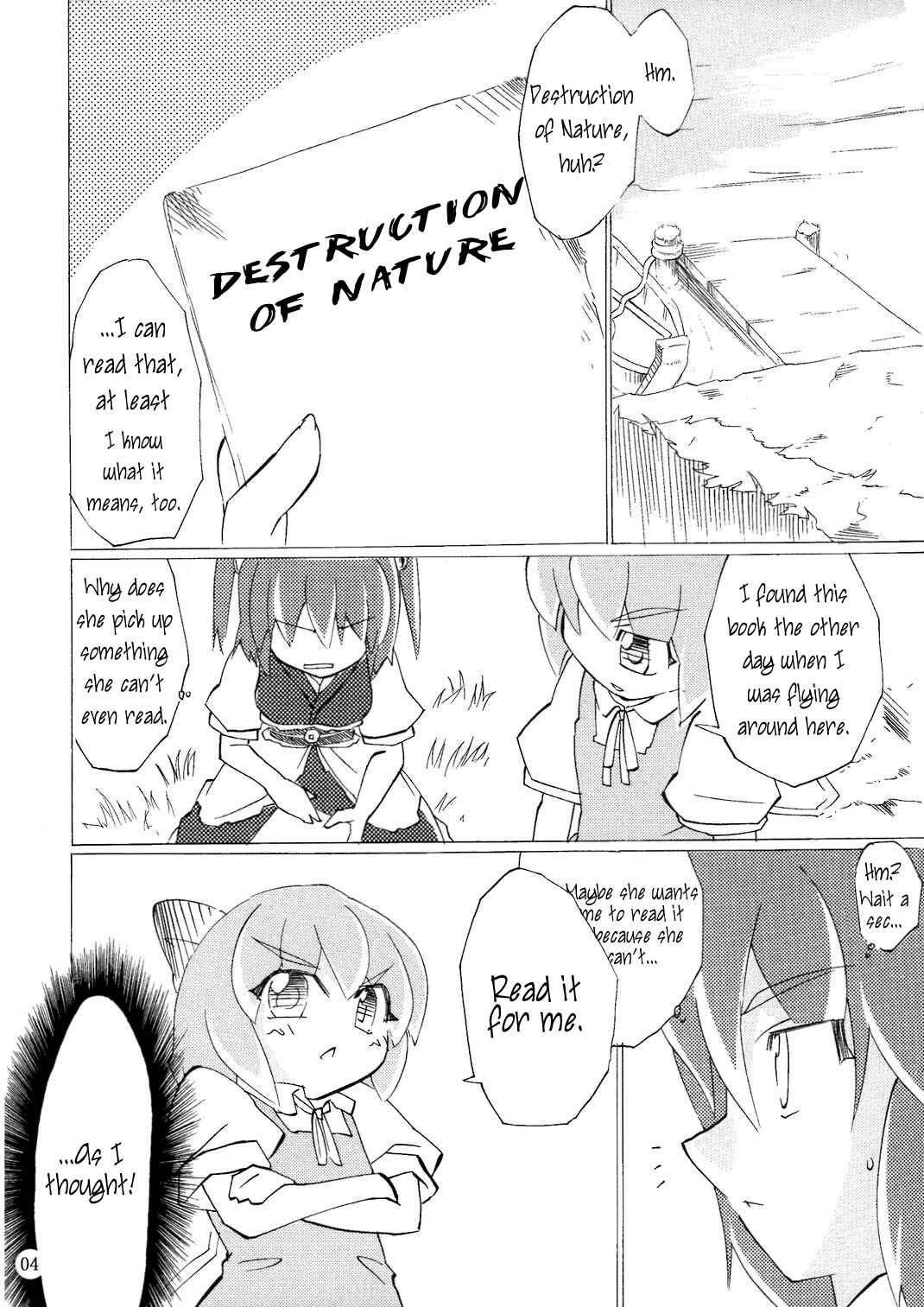 Page 3 Chapter Unknown_d47e Touhou - Thank You Cirno (Doujinshi)