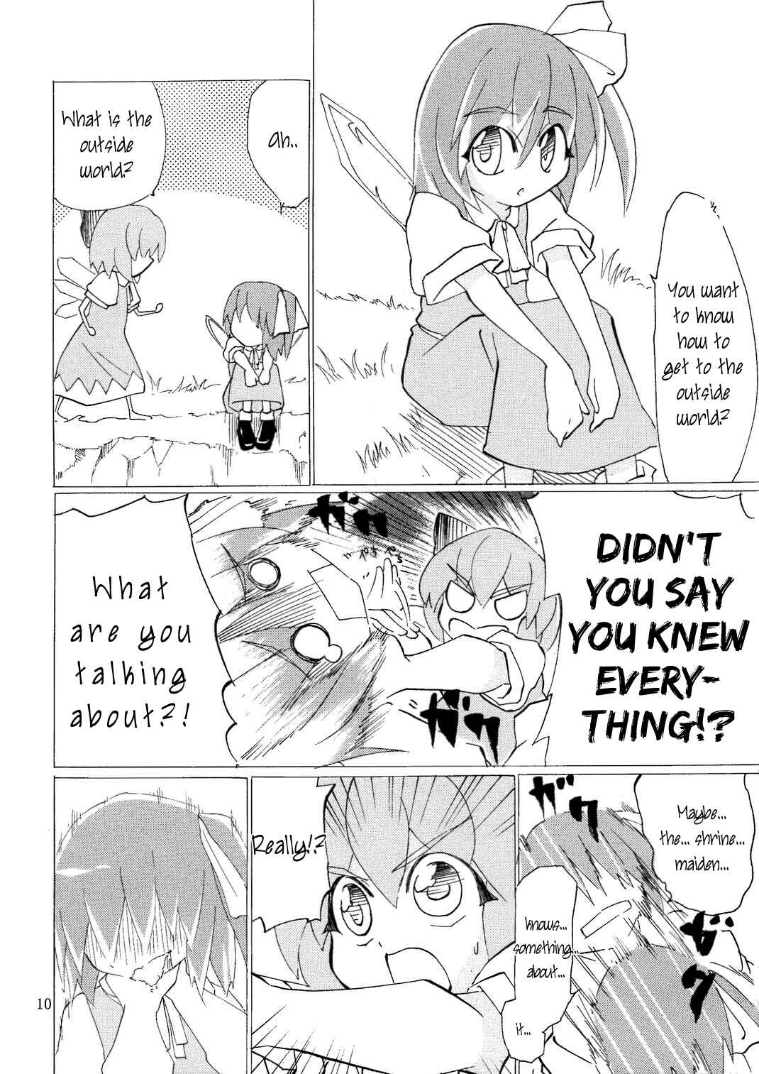 Page 9 Chapter Unknown_d47e Touhou - Thank You Cirno (Doujinshi)