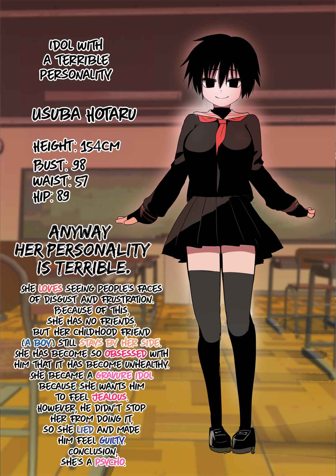 Page 1 Chapter 3.5 Seikaku no Warui Gravure Idol
