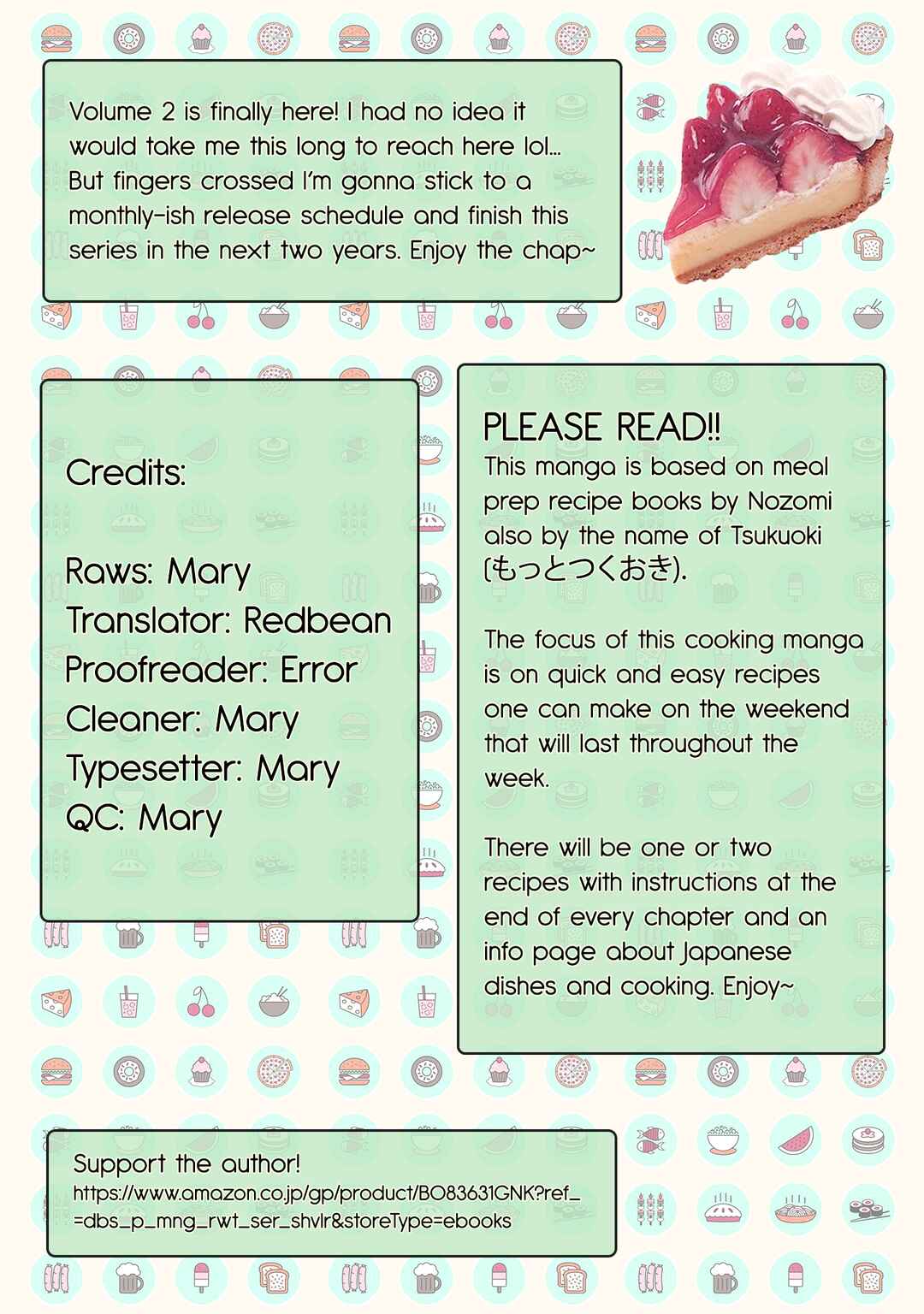 Page 2 Chapter 8 Tsukuoki Life: Weekend Meal Prep Recipes!