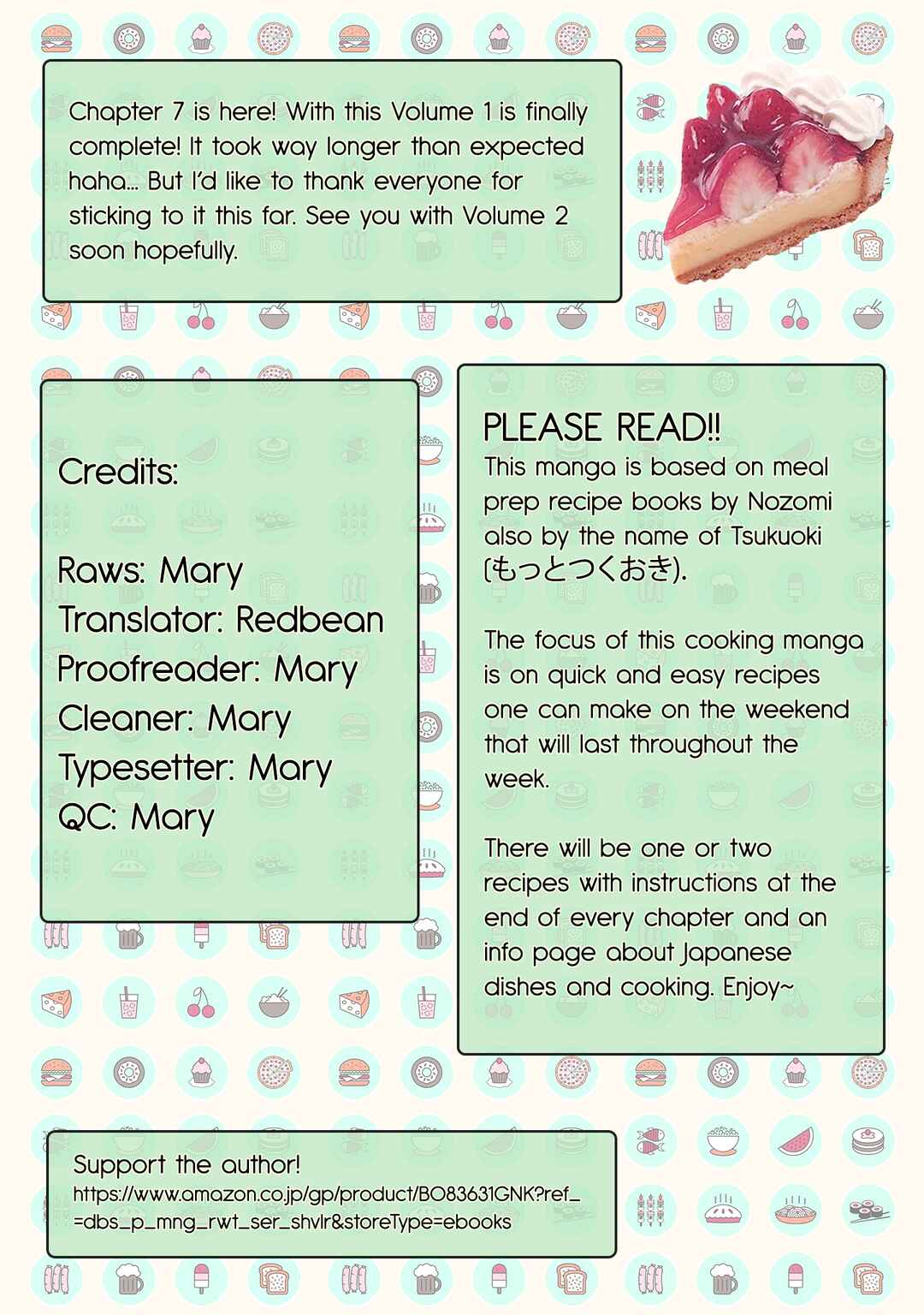 Page 1 Chapter 7 Tsukuoki Life: Weekend Meal Prep Recipes!