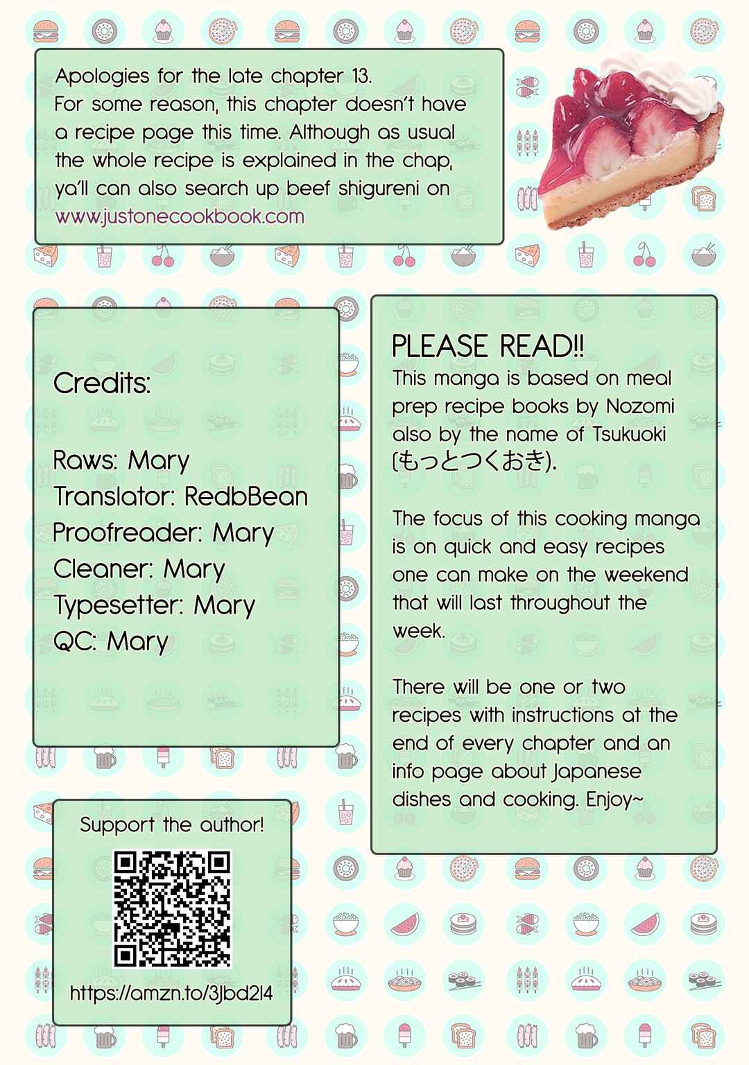 Page 1 Chapter 13 Tsukuoki Life: Weekend Meal Prep Recipes!