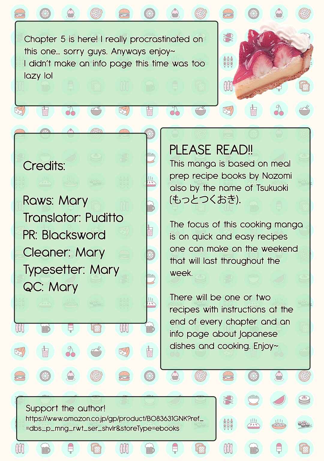 Page 1 Chapter 5 Tsukuoki Life: Weekend Meal Prep Recipes!