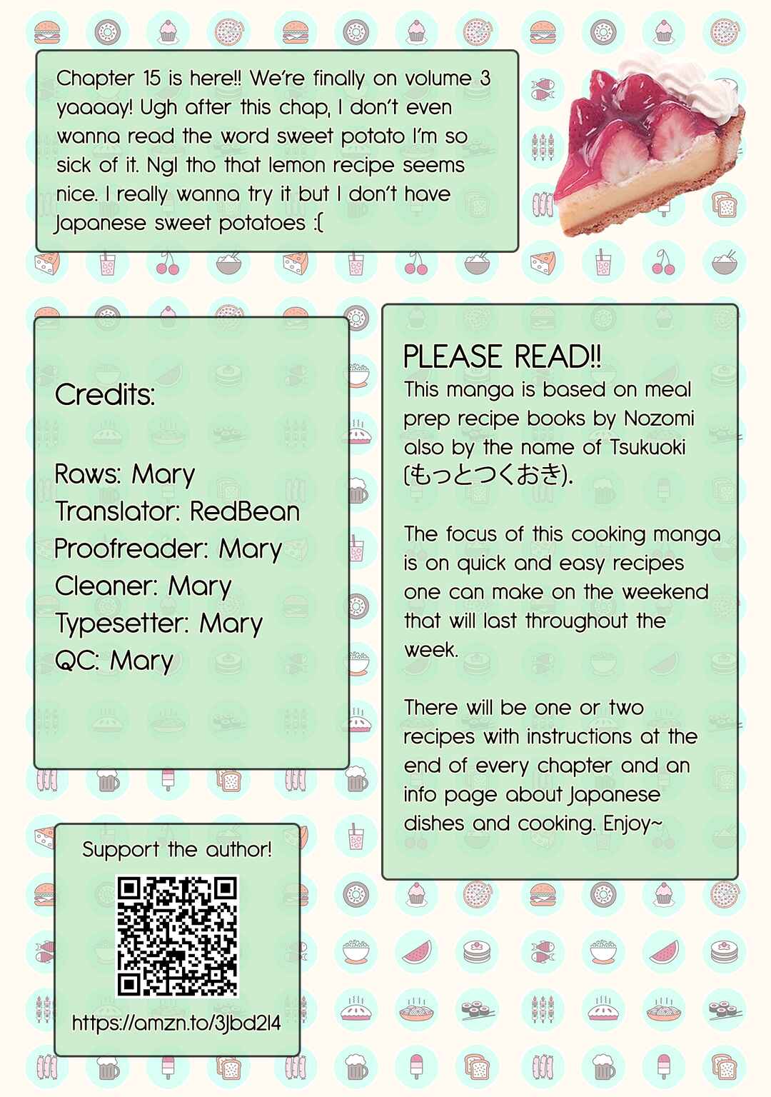 Page 1 Chapter 15 Tsukuoki Life: Weekend Meal Prep Recipes!