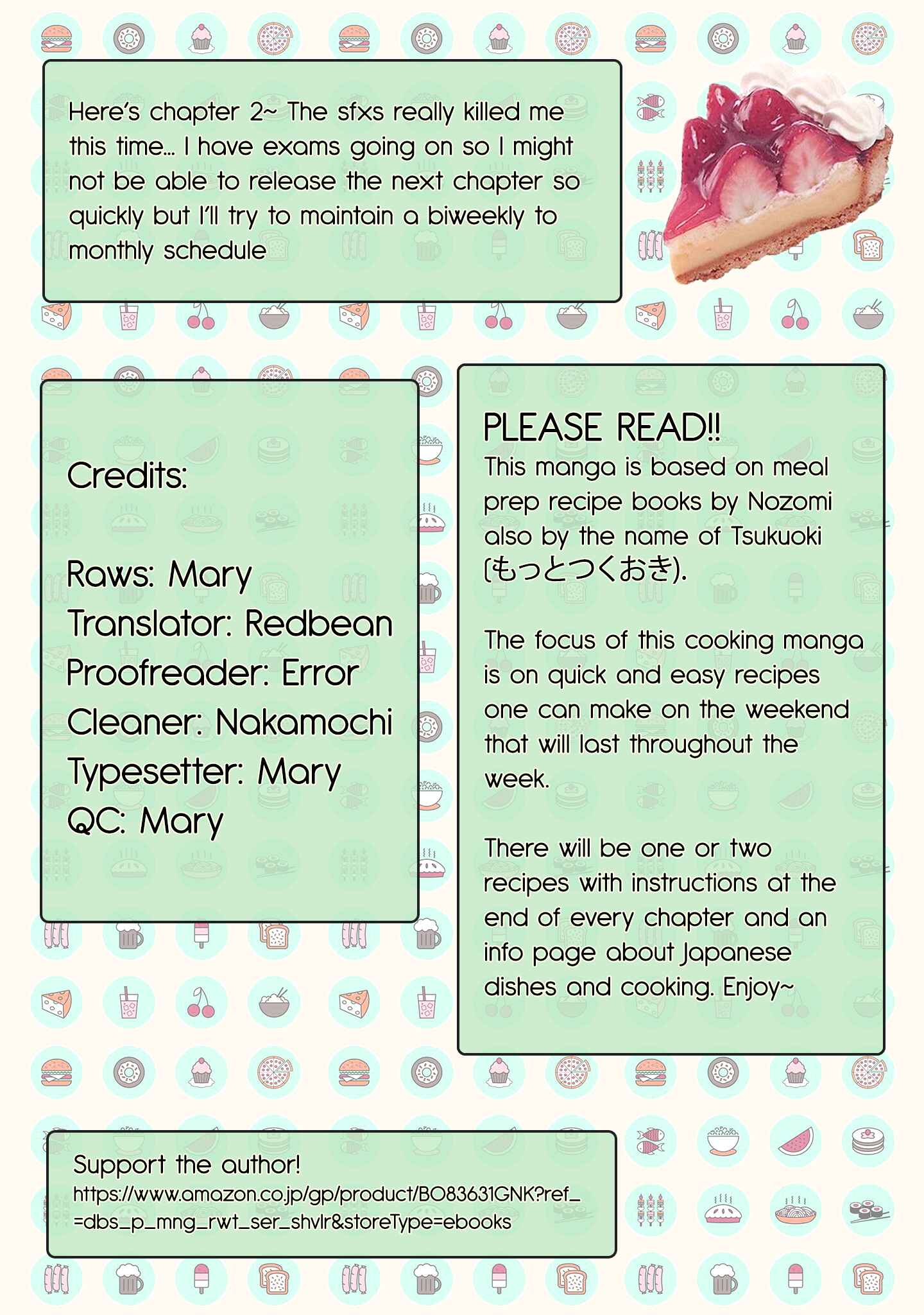 Page 1 Chapter 2 Tsukuoki Life: Weekend Meal Prep Recipes!