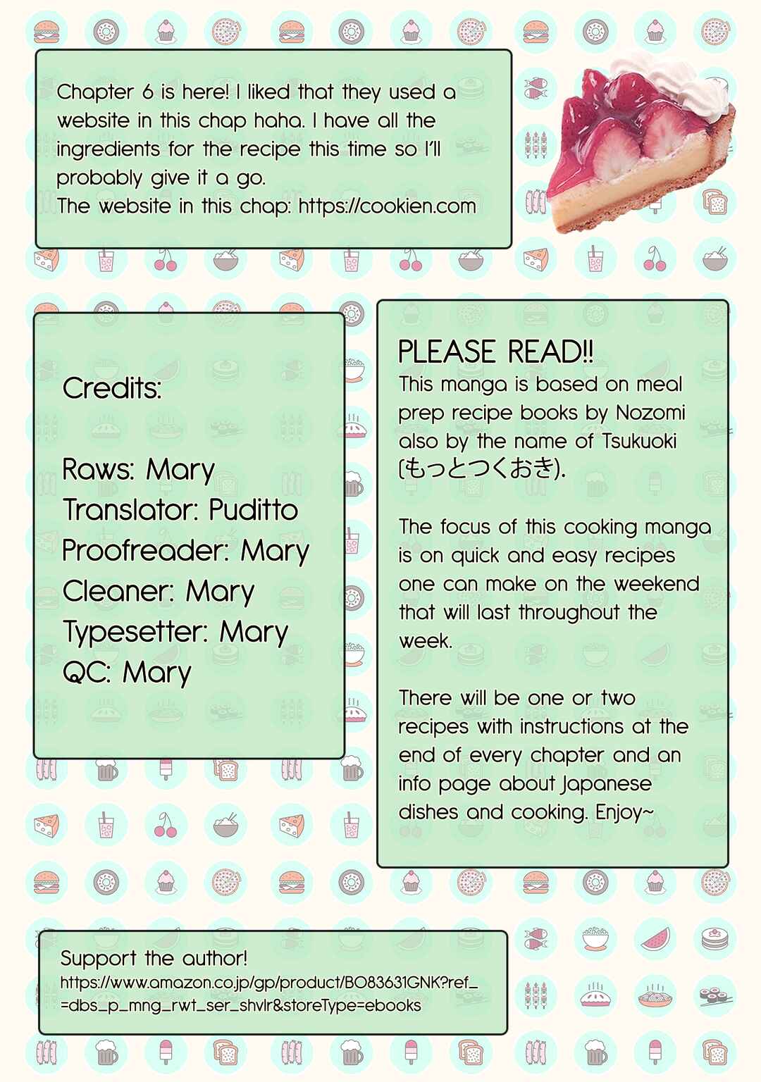 Page 1 Chapter 6 Tsukuoki Life: Weekend Meal Prep Recipes!